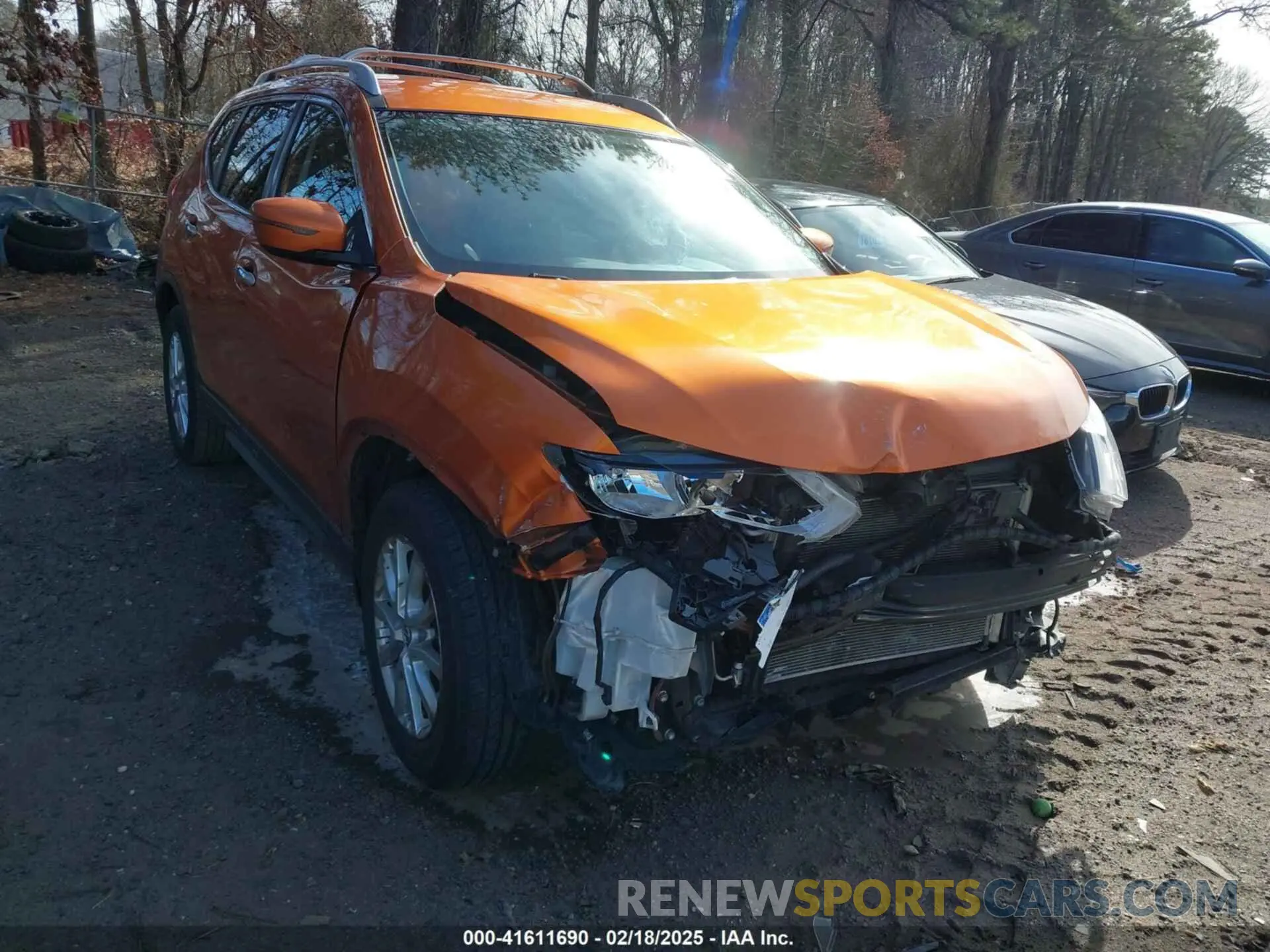1 Photograph of a damaged car JN8AT2MVXLW111657 NISSAN ROGUE 2020