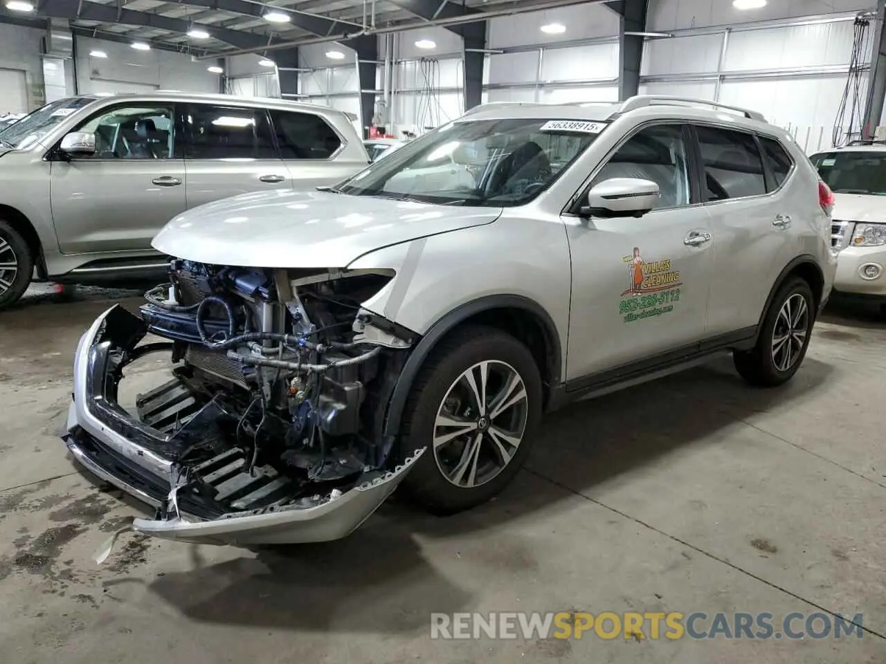 1 Photograph of a damaged car JN8AT2MVXLW141628 NISSAN ROGUE 2020