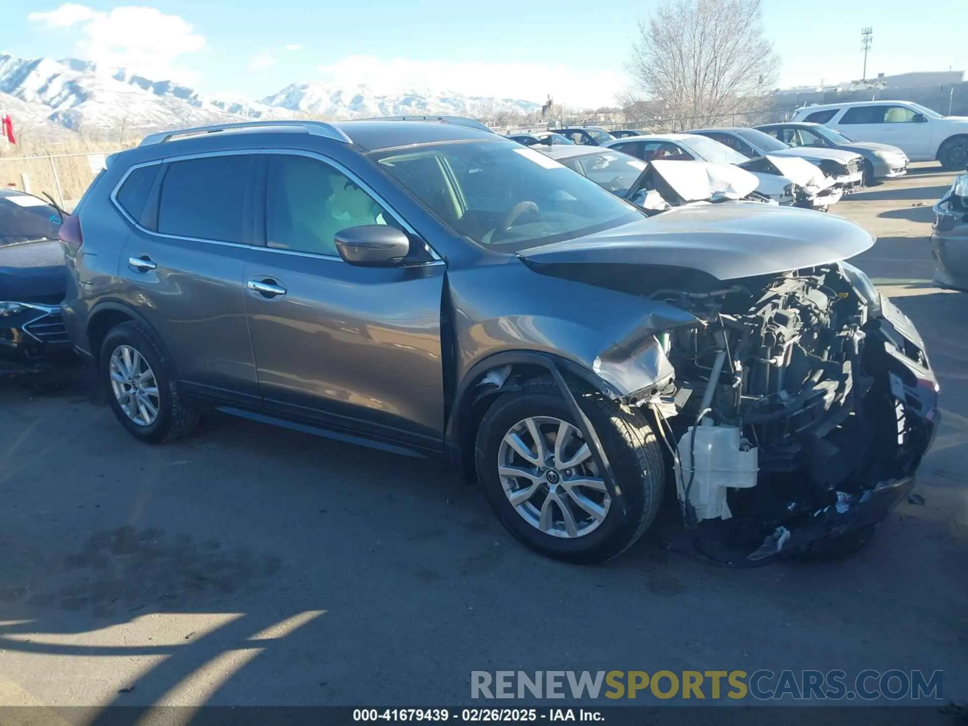 1 Photograph of a damaged car KNMAT2MT0LP521582 NISSAN ROGUE 2020