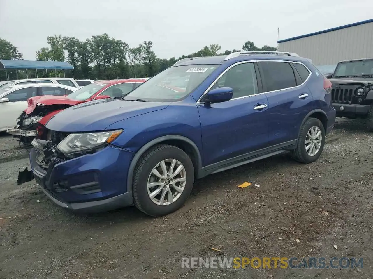 1 Photograph of a damaged car KNMAT2MT0LP530184 NISSAN ROGUE 2020