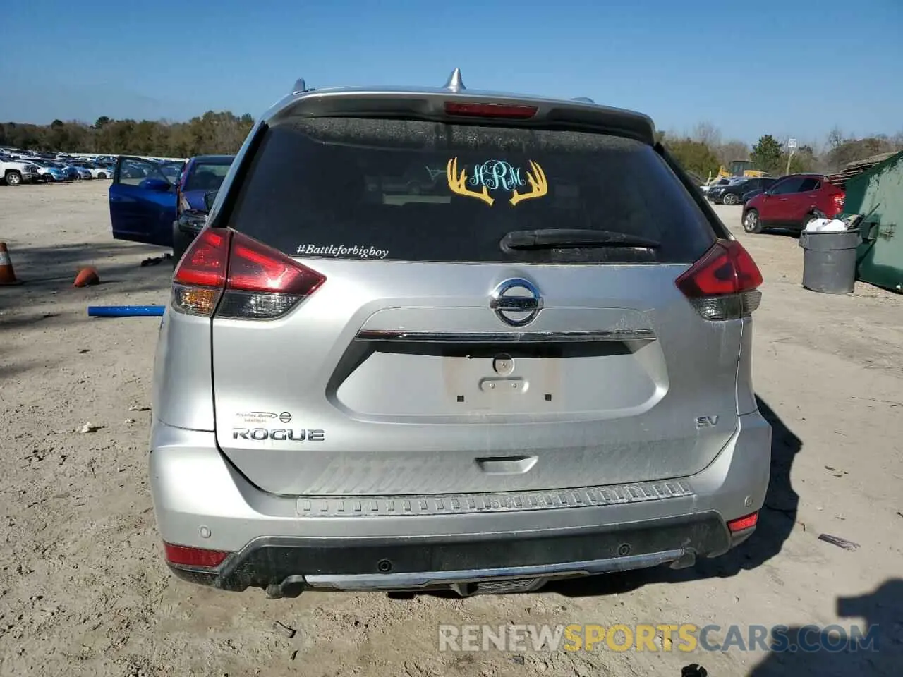 6 Photograph of a damaged car KNMAT2MT1LP523289 NISSAN ROGUE 2020