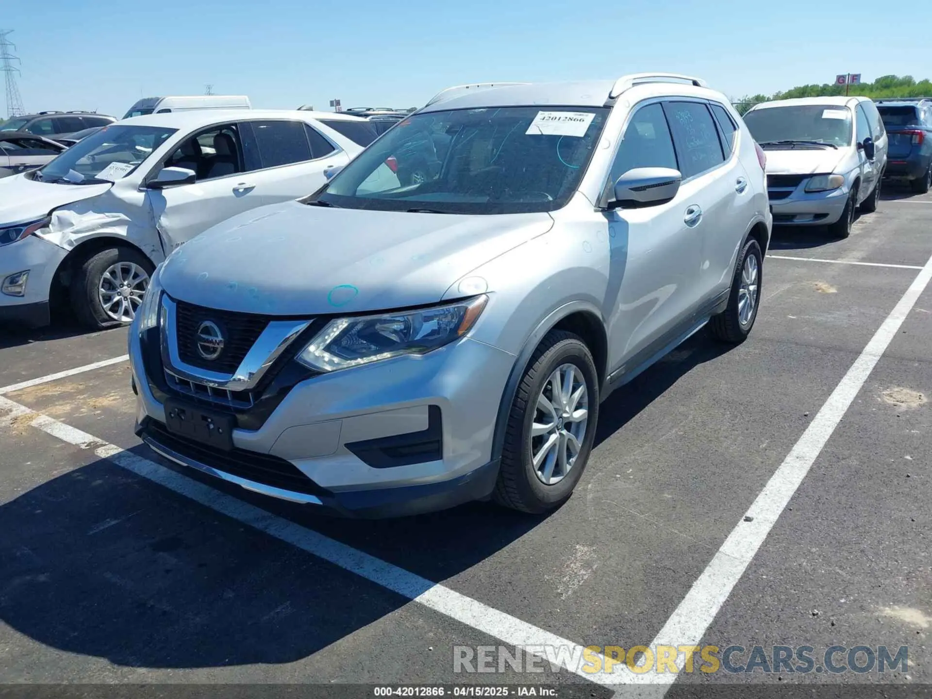 2 Photograph of a damaged car KNMAT2MT2LP504511 NISSAN ROGUE 2020