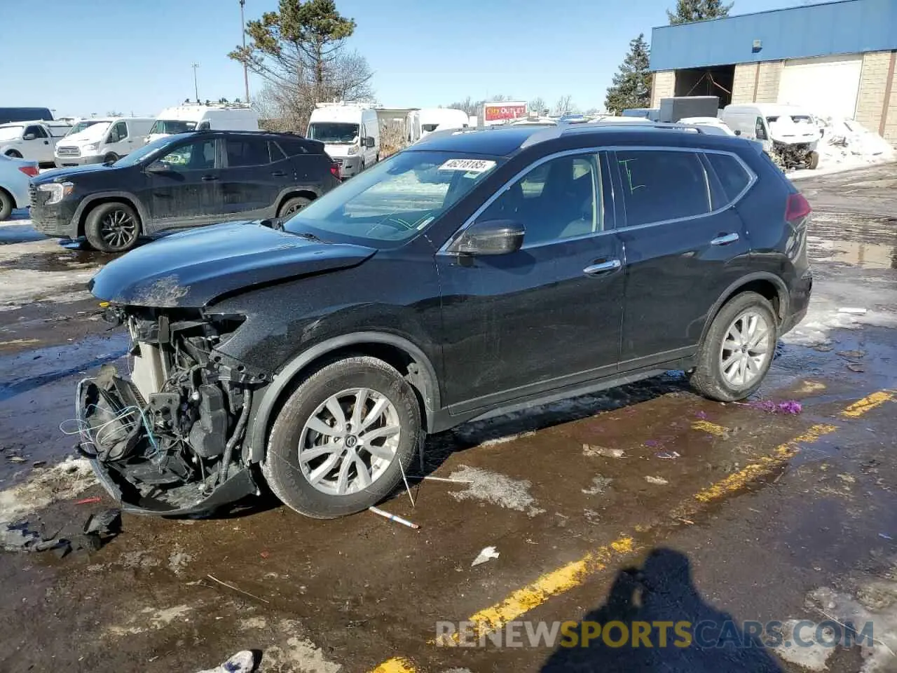 1 Photograph of a damaged car KNMAT2MT2LP527657 NISSAN ROGUE 2020