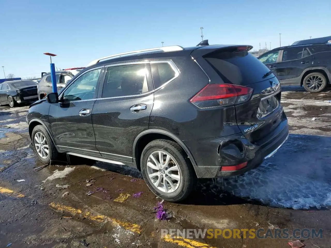 2 Photograph of a damaged car KNMAT2MT2LP527657 NISSAN ROGUE 2020