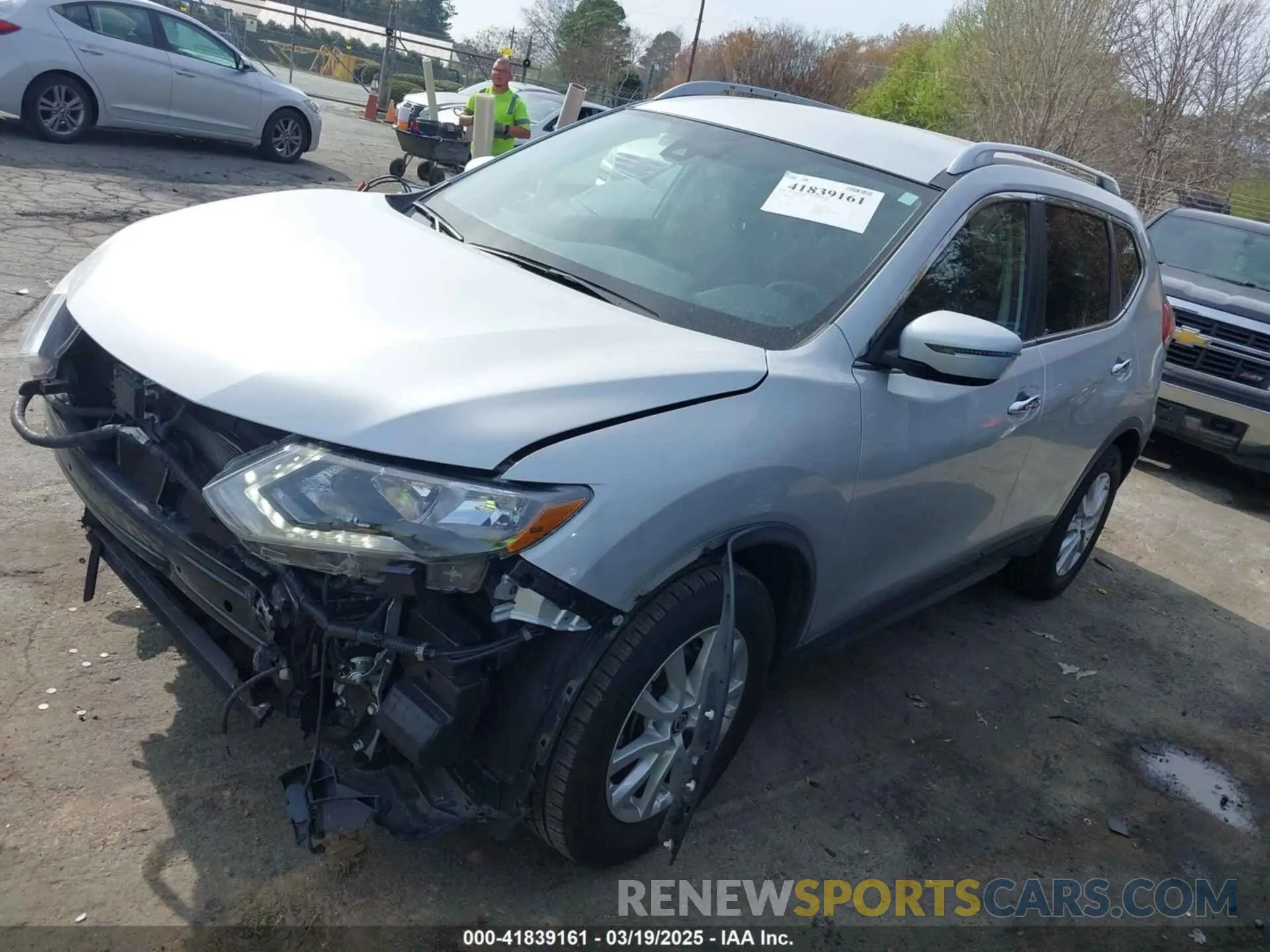 2 Photograph of a damaged car KNMAT2MT2LP533801 NISSAN ROGUE 2020
