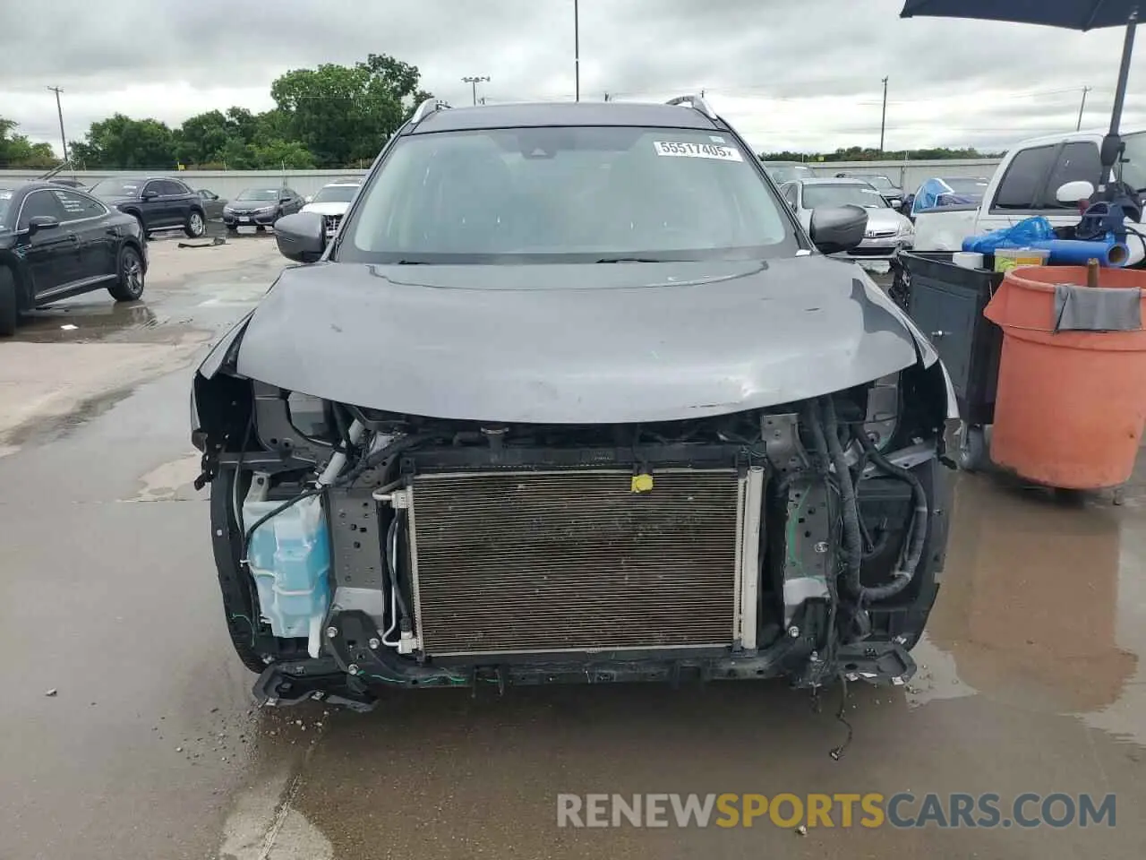 5 Photograph of a damaged car KNMAT2MT3LP514464 NISSAN ROGUE 2020