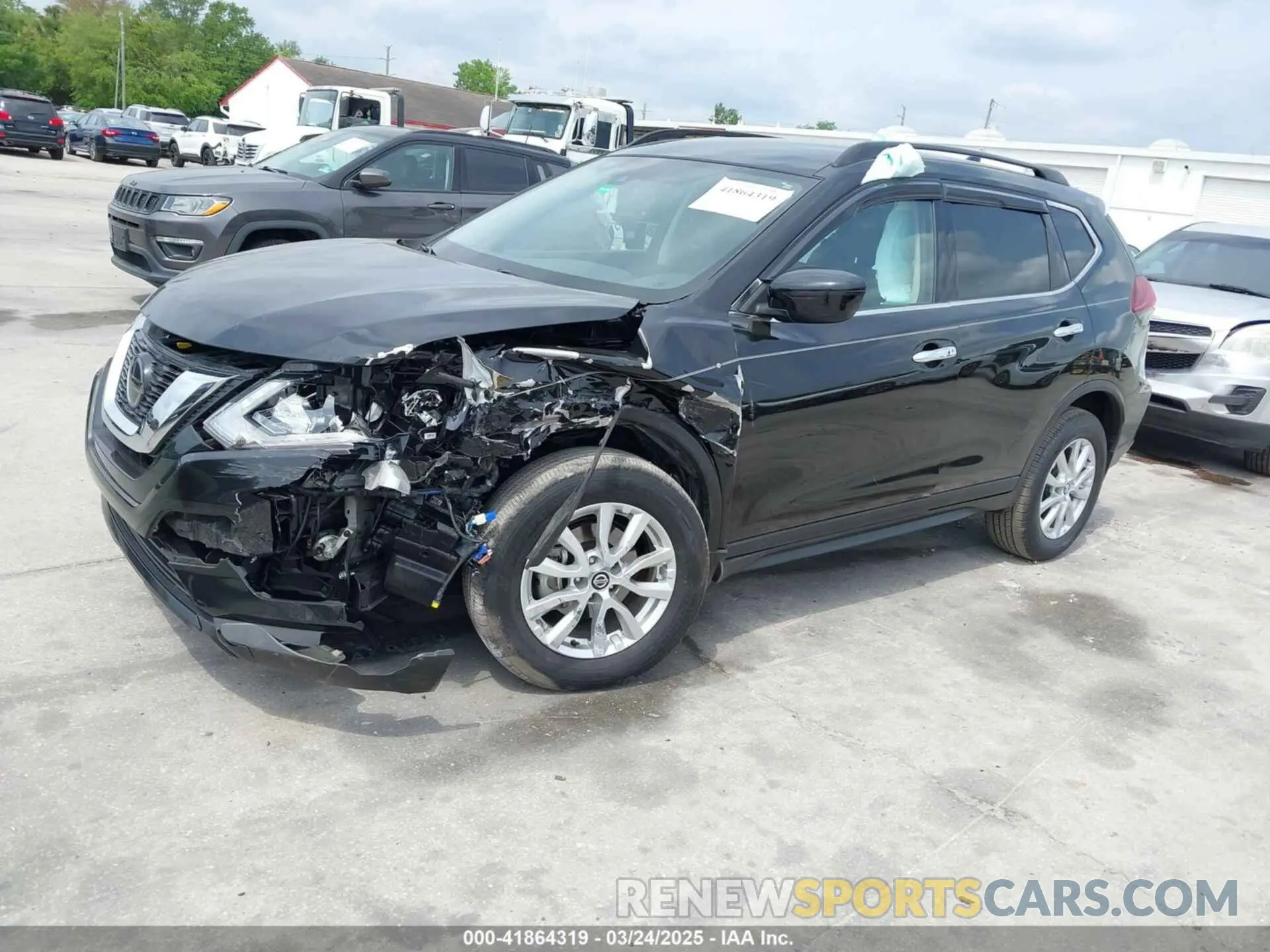 2 Photograph of a damaged car KNMAT2MT3LP521009 NISSAN ROGUE 2020