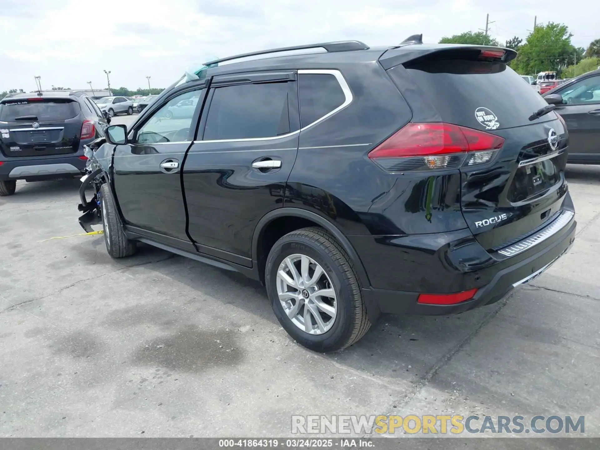 3 Photograph of a damaged car KNMAT2MT3LP521009 NISSAN ROGUE 2020