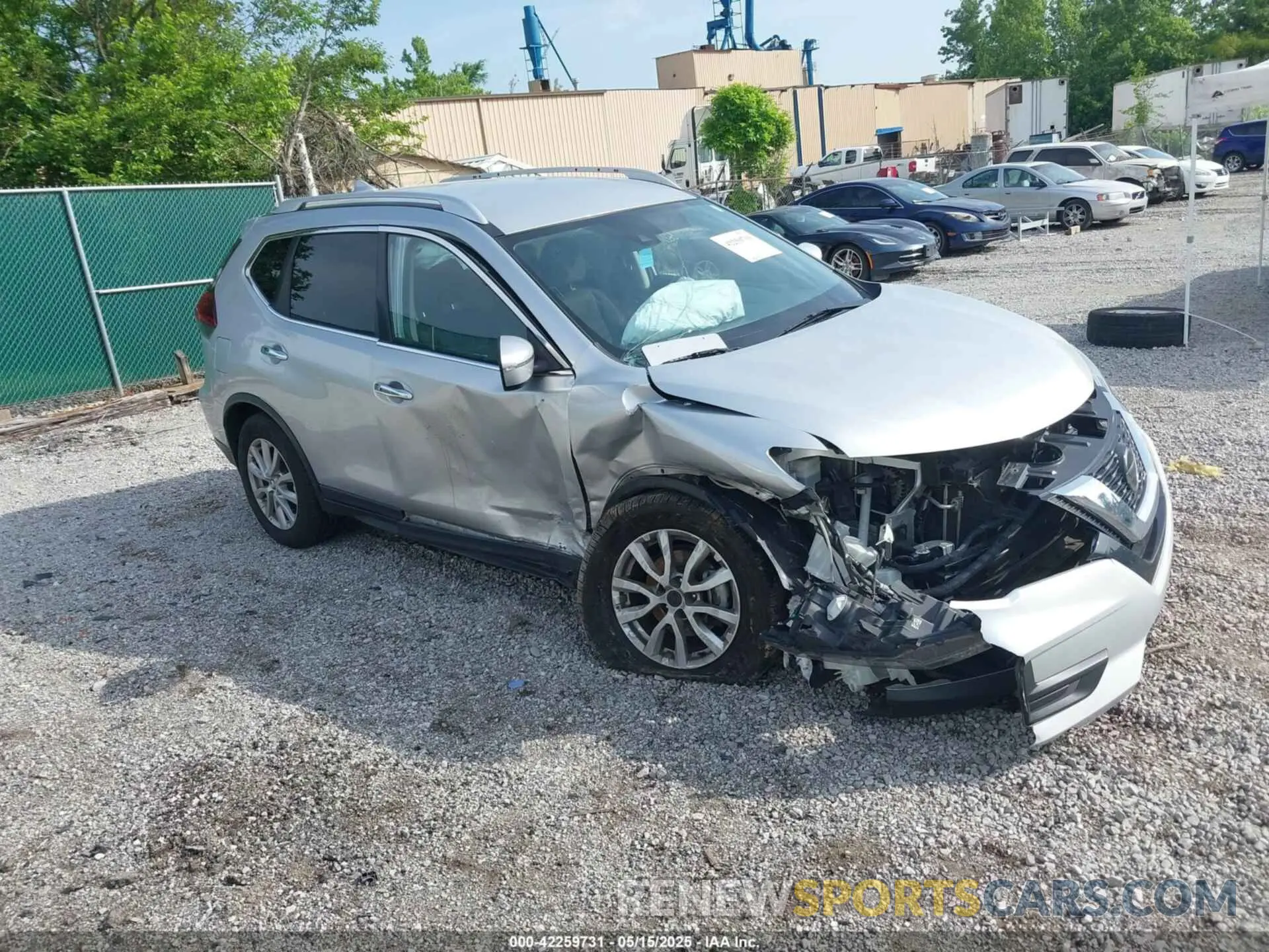 1 Photograph of a damaged car KNMAT2MT3LP524055 NISSAN ROGUE 2020