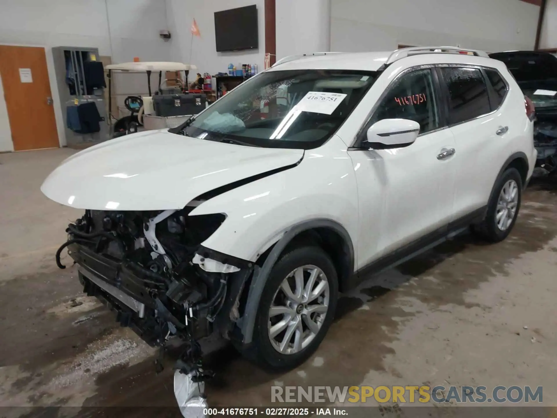 2 Photograph of a damaged car KNMAT2MT4LP528602 NISSAN ROGUE 2020