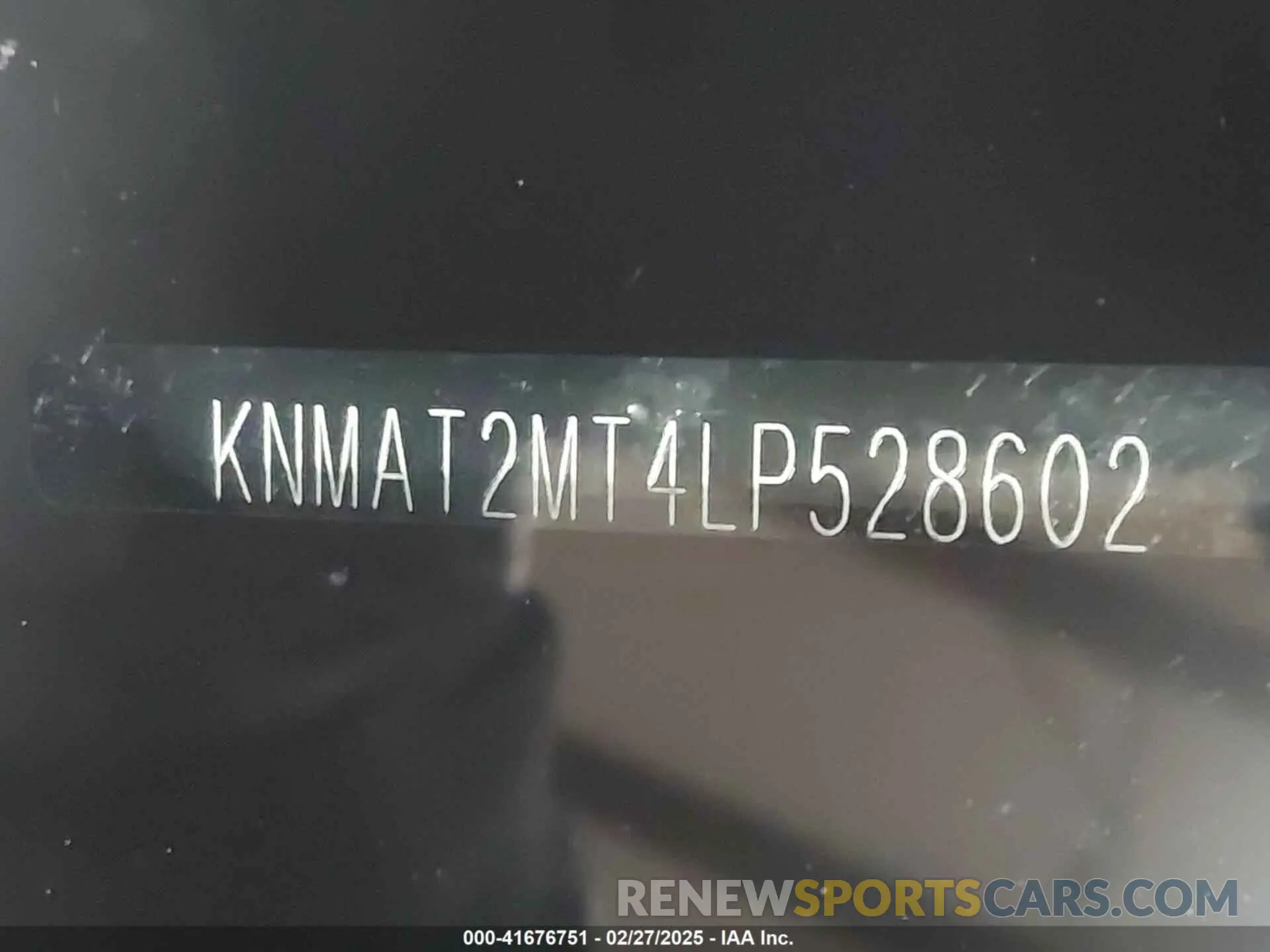 9 Photograph of a damaged car KNMAT2MT4LP528602 NISSAN ROGUE 2020