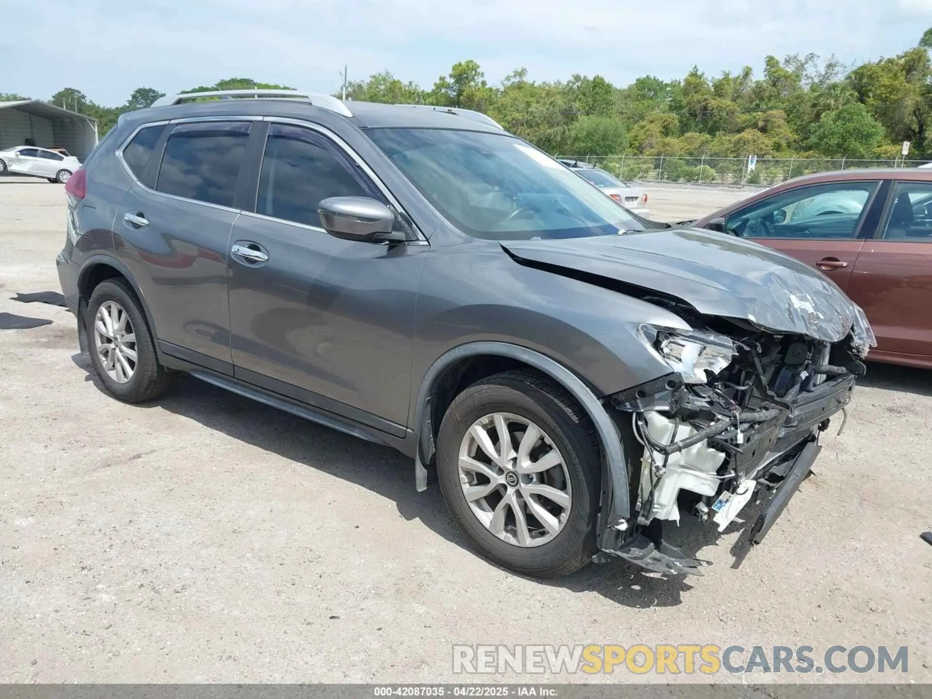 1 Photograph of a damaged car KNMAT2MT4LP531905 NISSAN ROGUE 2020