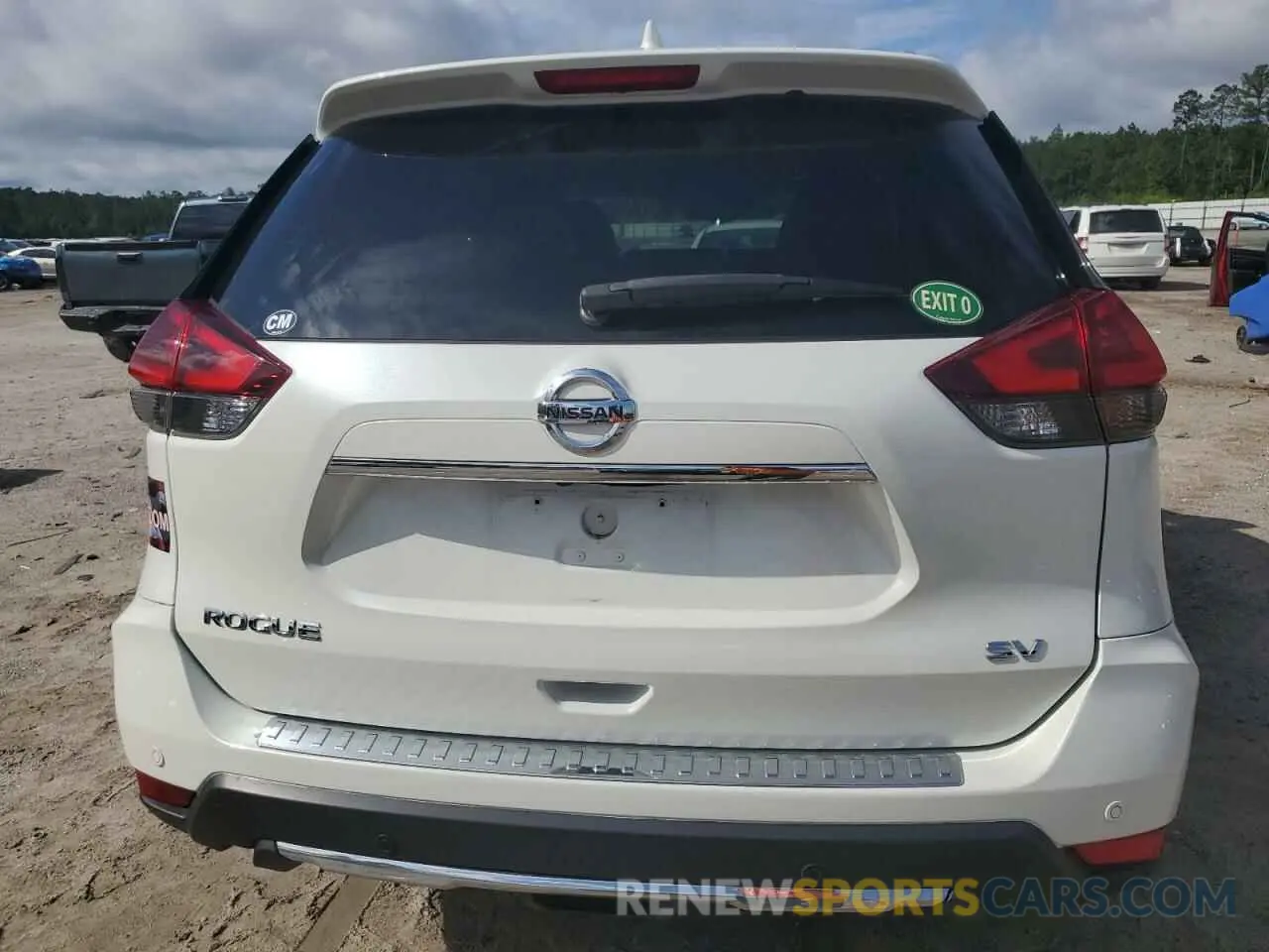 6 Photograph of a damaged car KNMAT2MT4LP535243 NISSAN ROGUE 2020