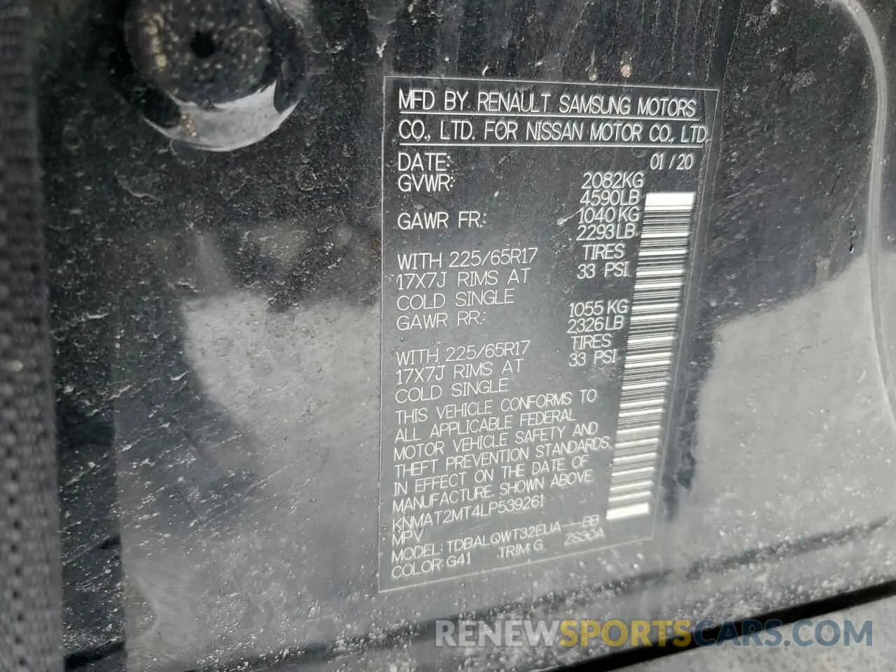 13 Photograph of a damaged car KNMAT2MT4LP539261 NISSAN ROGUE 2020
