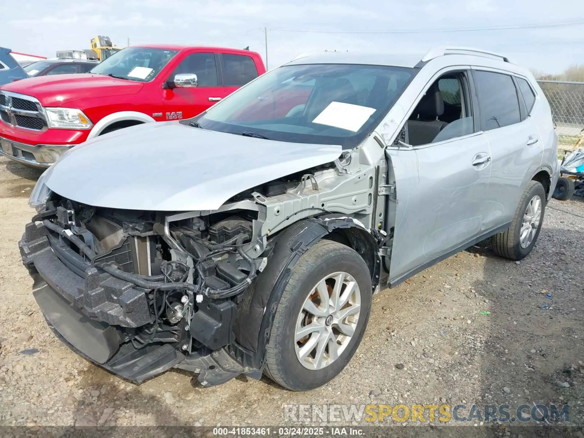 2 Photograph of a damaged car KNMAT2MT4LP541690 NISSAN ROGUE 2020