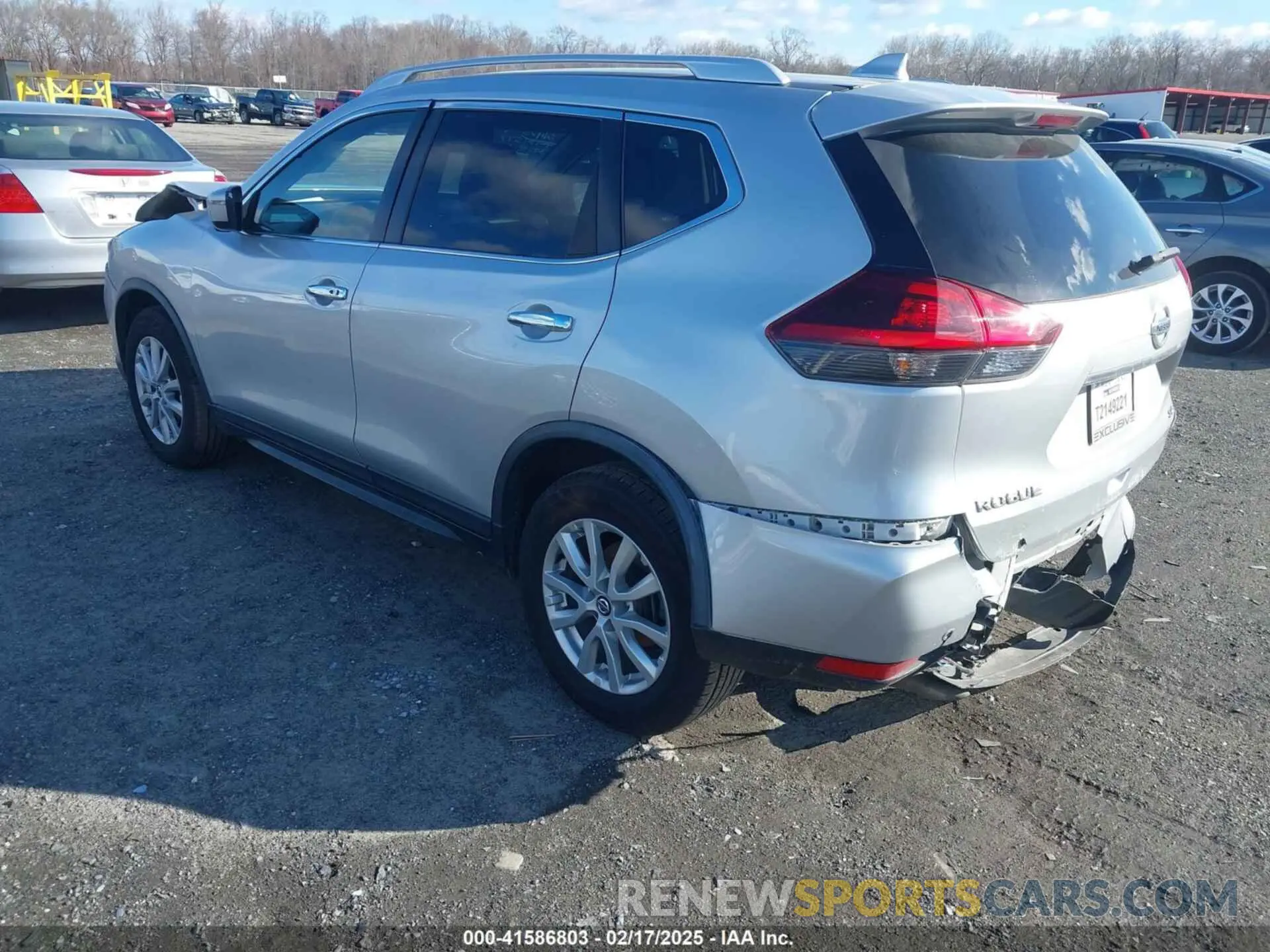 3 Photograph of a damaged car KNMAT2MT6LP523174 NISSAN ROGUE 2020
