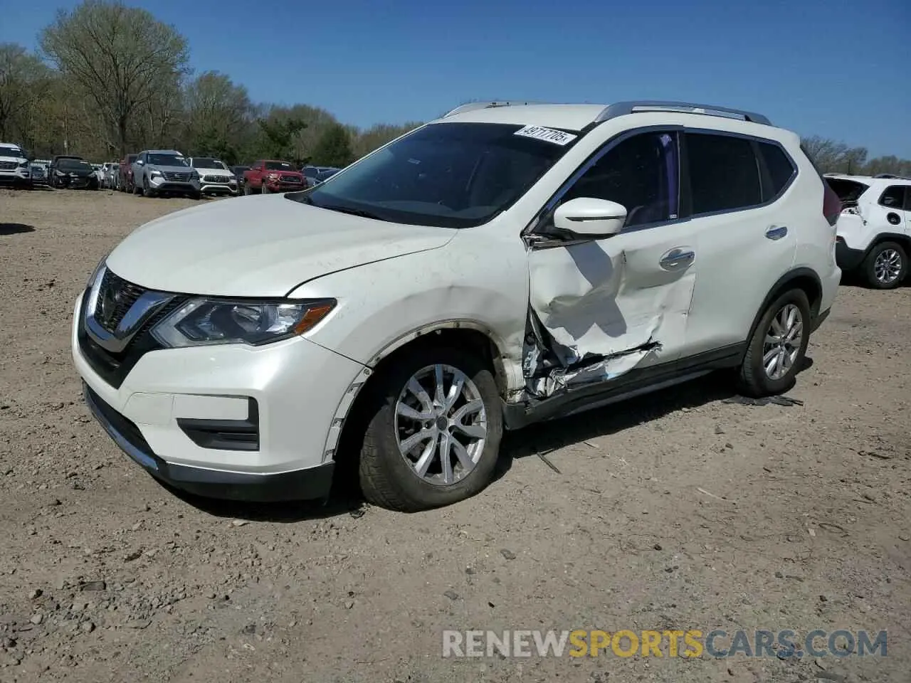 1 Photograph of a damaged car KNMAT2MT6LP529864 NISSAN ROGUE 2020