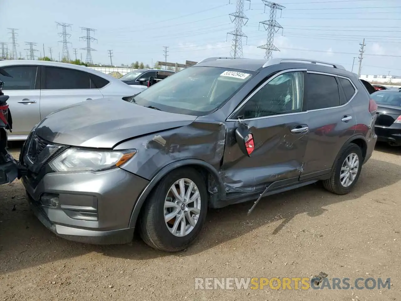 1 Photograph of a damaged car KNMAT2MT7LP522633 NISSAN ROGUE 2020