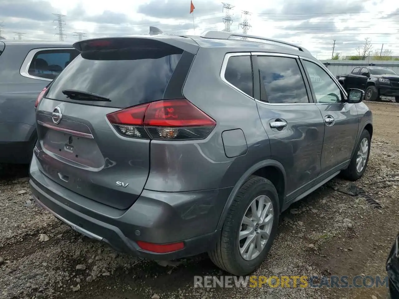 3 Photograph of a damaged car KNMAT2MT7LP522633 NISSAN ROGUE 2020