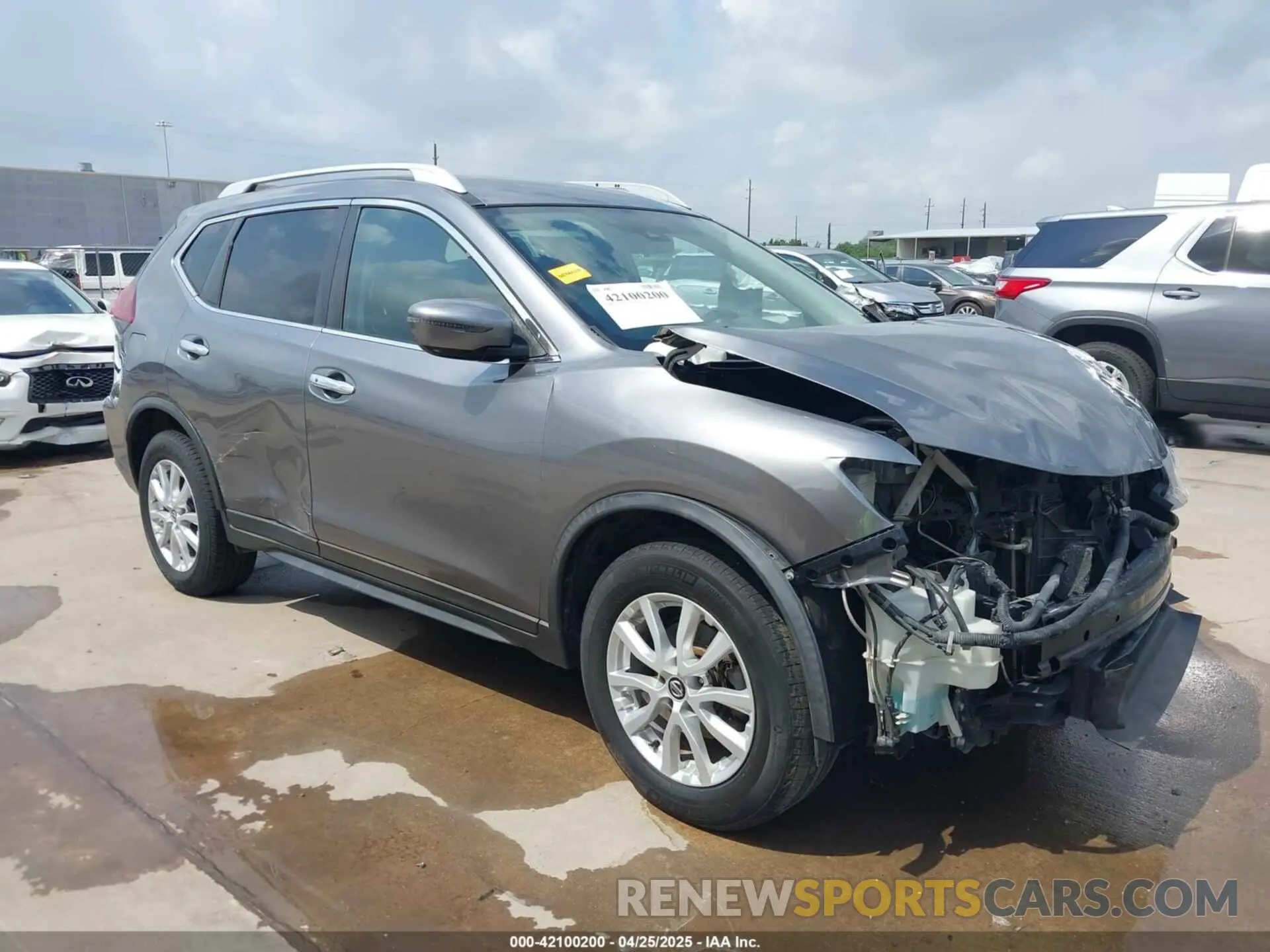 1 Photograph of a damaged car KNMAT2MT8LP510300 NISSAN ROGUE 2020