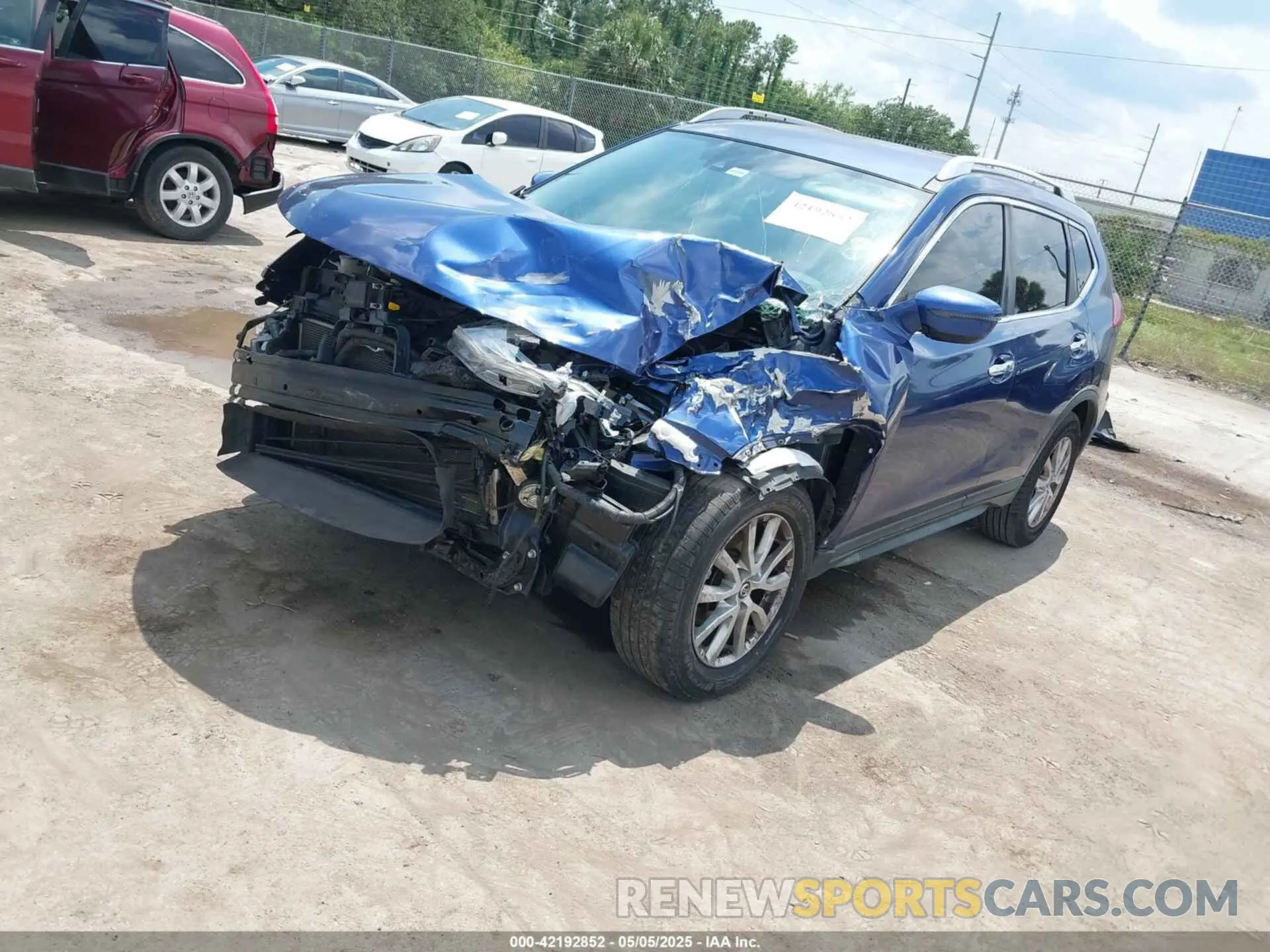 2 Photograph of a damaged car KNMAT2MT8LP530191 NISSAN ROGUE 2020