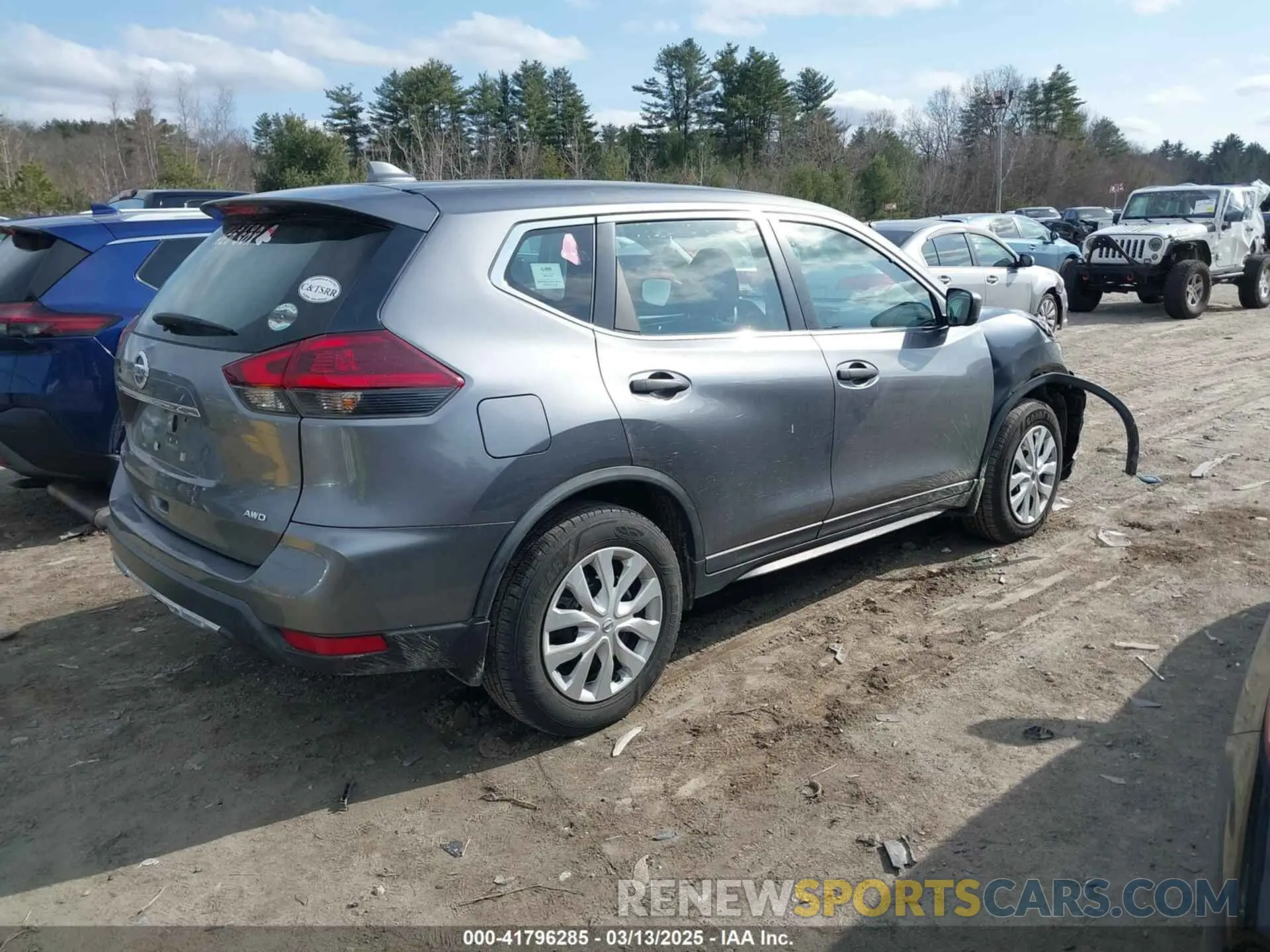 4 Photograph of a damaged car KNMAT2MV0LP526444 NISSAN ROGUE 2020
