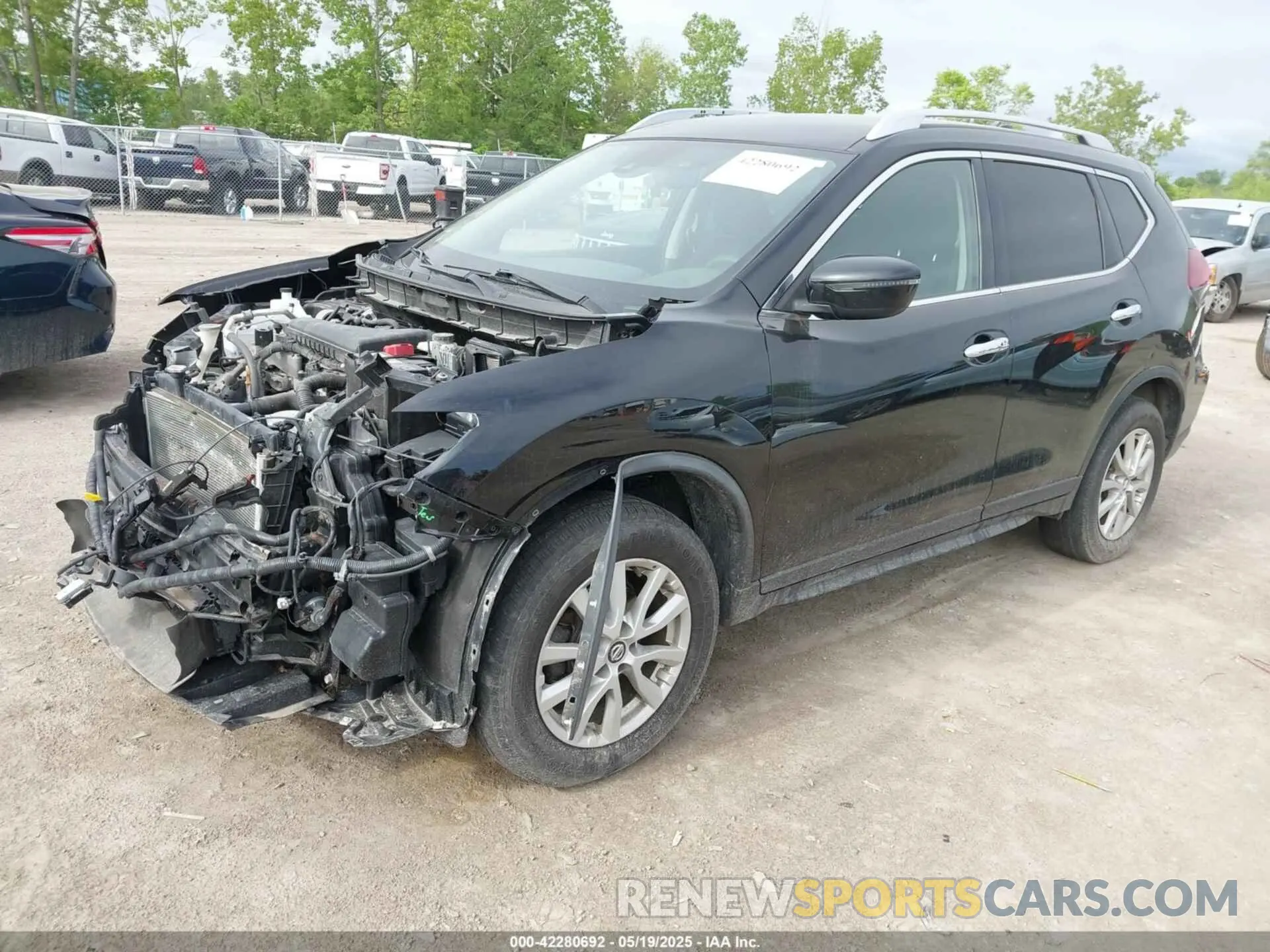 2 Photograph of a damaged car KNMAT2MV0LP529327 NISSAN ROGUE 2020