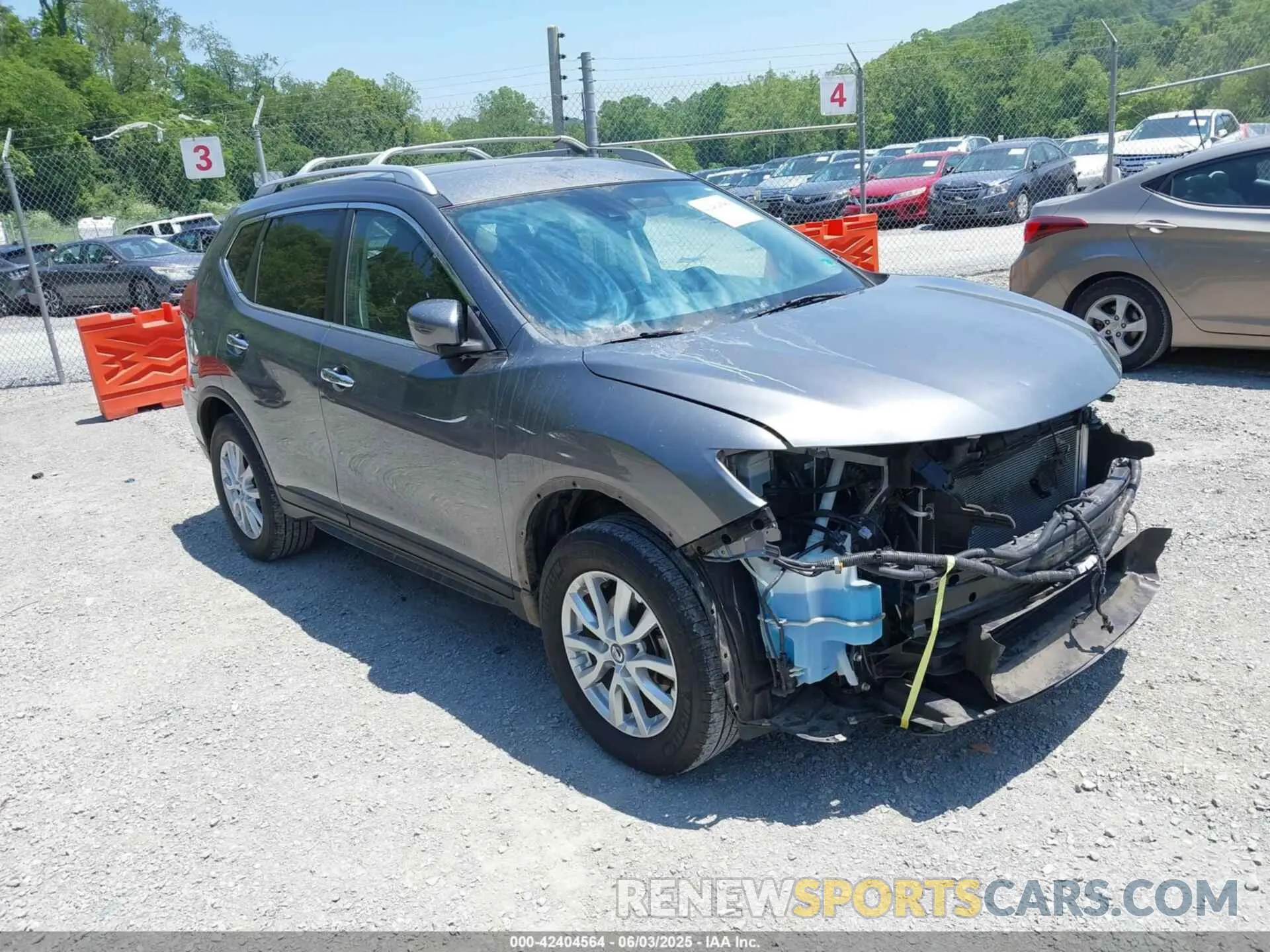 1 Photograph of a damaged car KNMAT2MV1LP532253 NISSAN ROGUE 2020