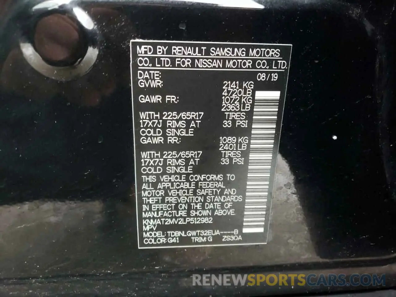 13 Photograph of a damaged car KNMAT2MV2LP512982 NISSAN ROGUE 2020