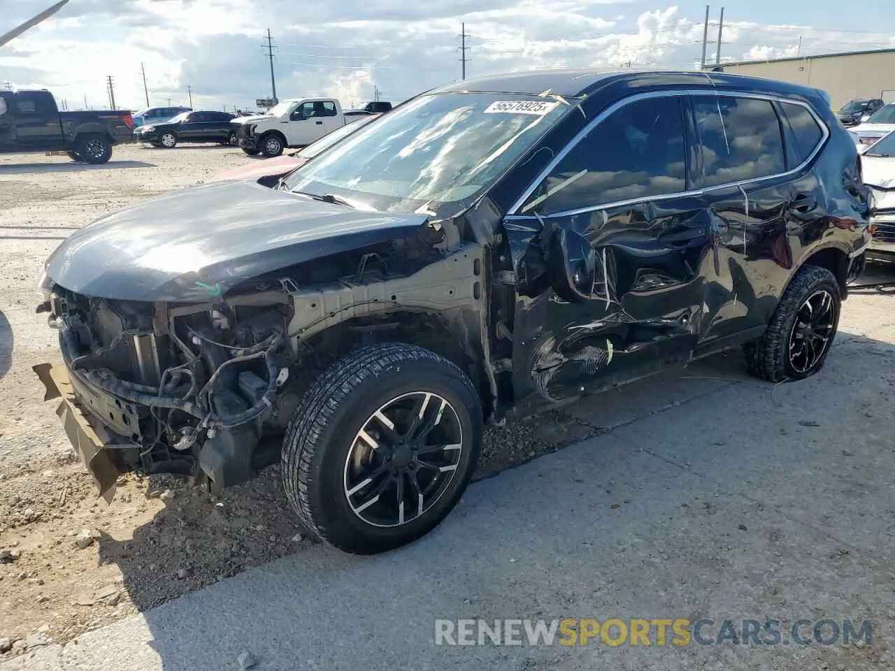 1 Photograph of a damaged car KNMAT2MV3LP517558 NISSAN ROGUE 2020