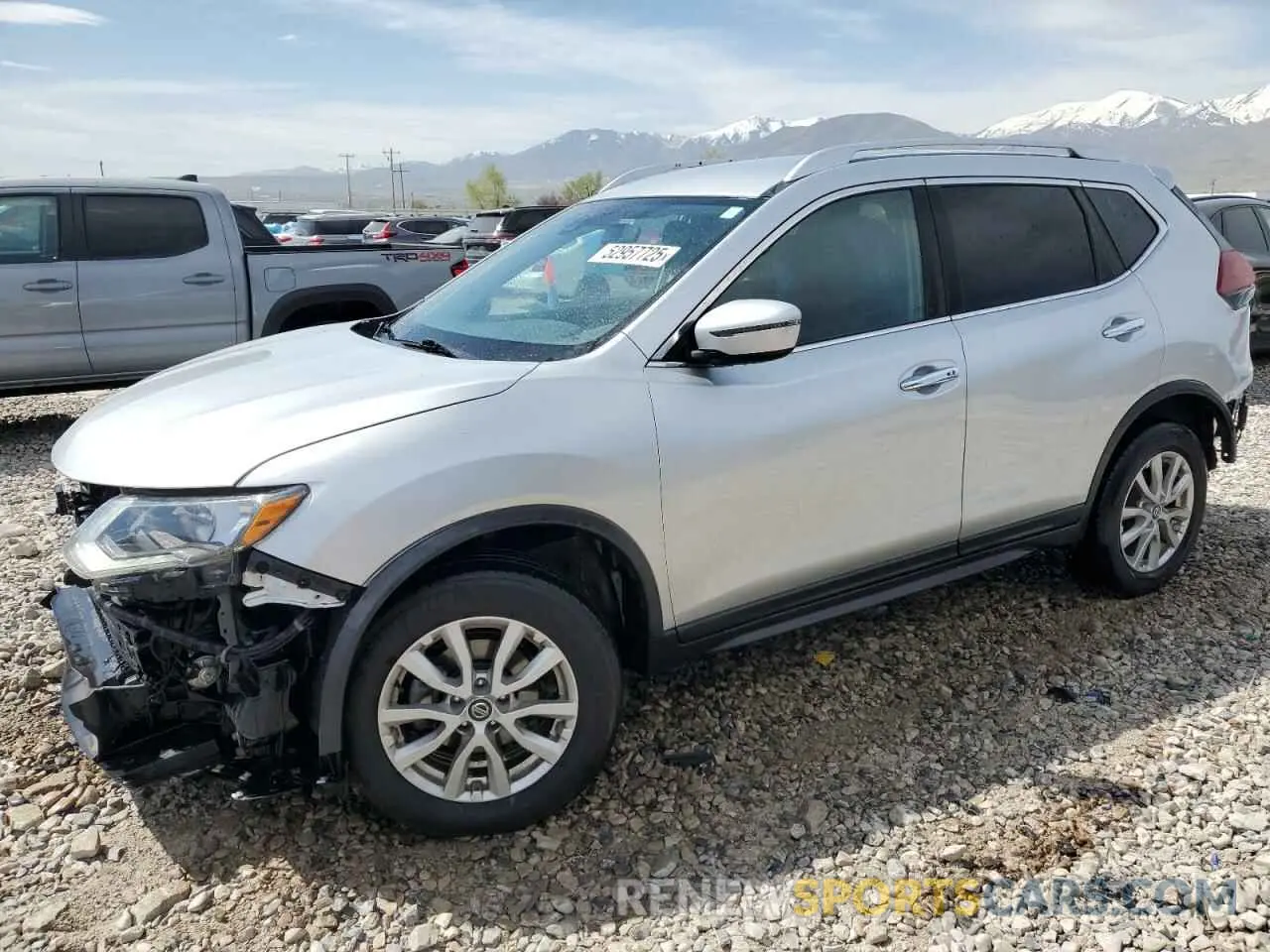 1 Photograph of a damaged car KNMAT2MV4LP536281 NISSAN ROGUE 2020