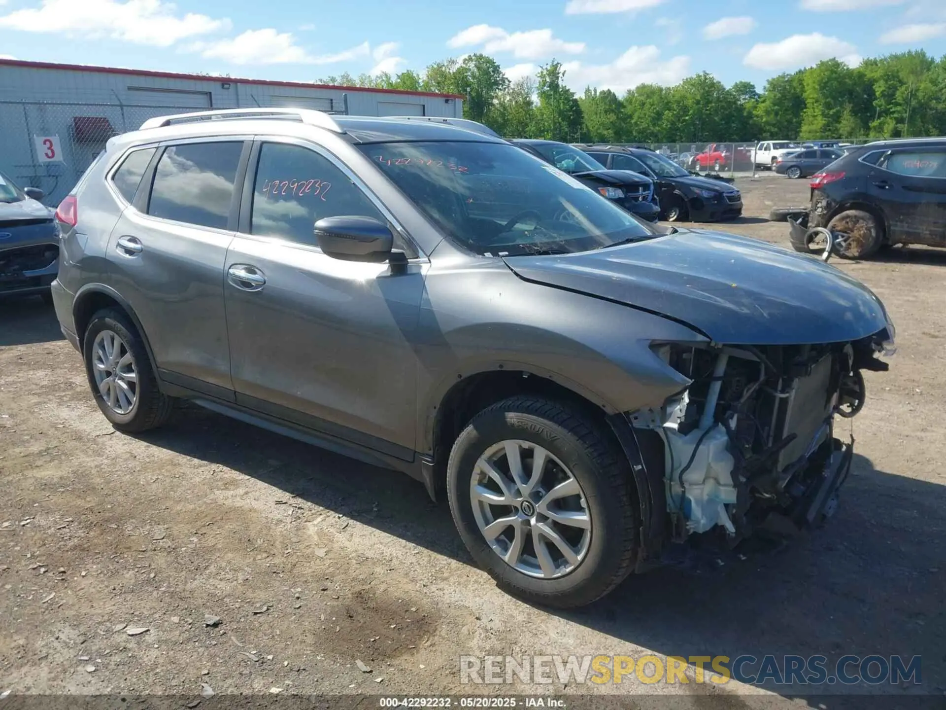 1 Photograph of a damaged car KNMAT2MV4LP538967 NISSAN ROGUE 2020