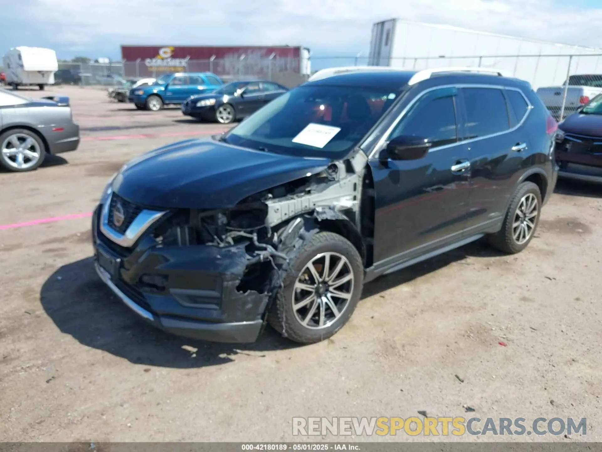 2 Photograph of a damaged car KNMAT2MV5LP514001 NISSAN ROGUE 2020