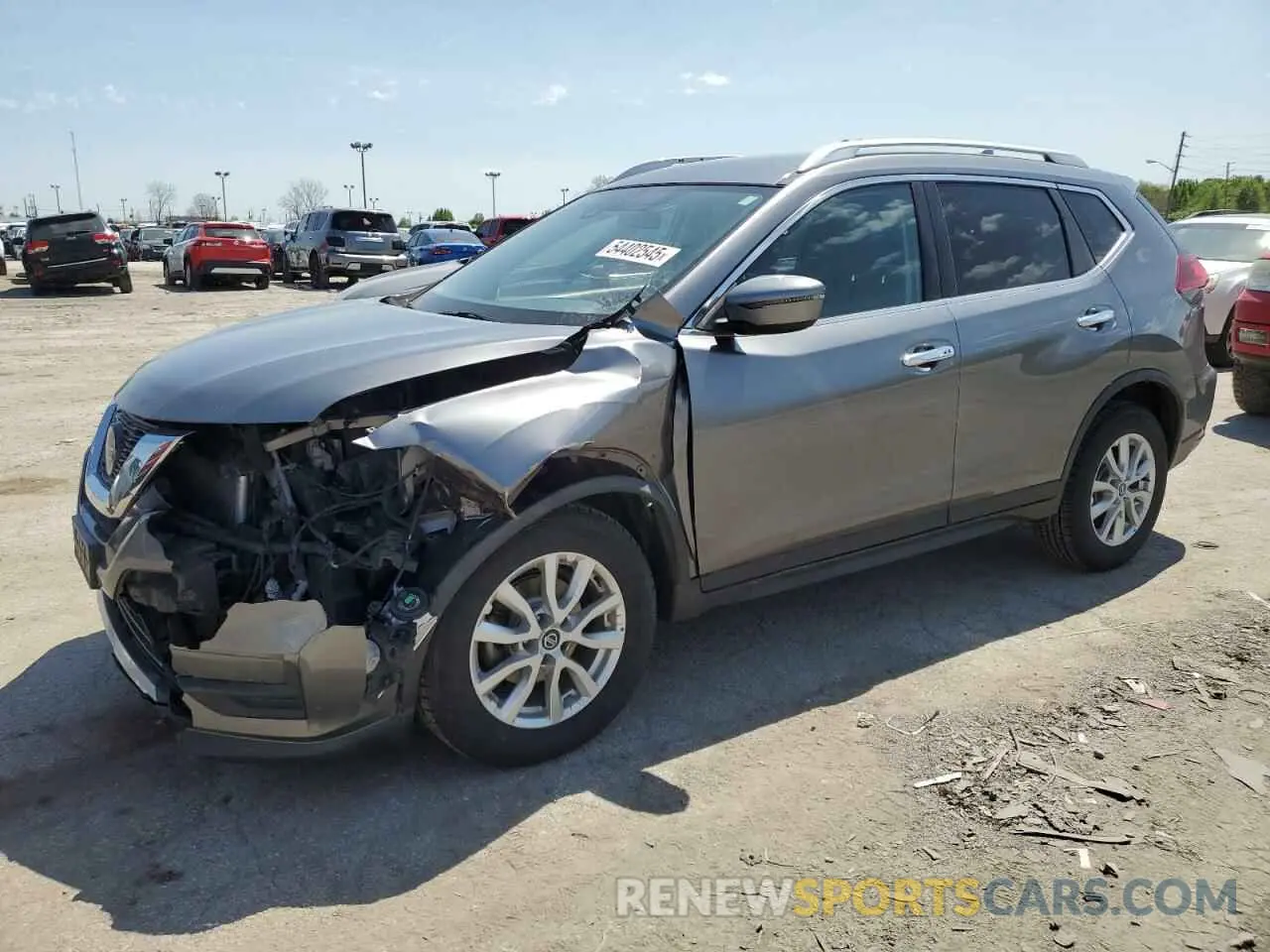 1 Photograph of a damaged car KNMAT2MV8LP502103 NISSAN ROGUE 2020