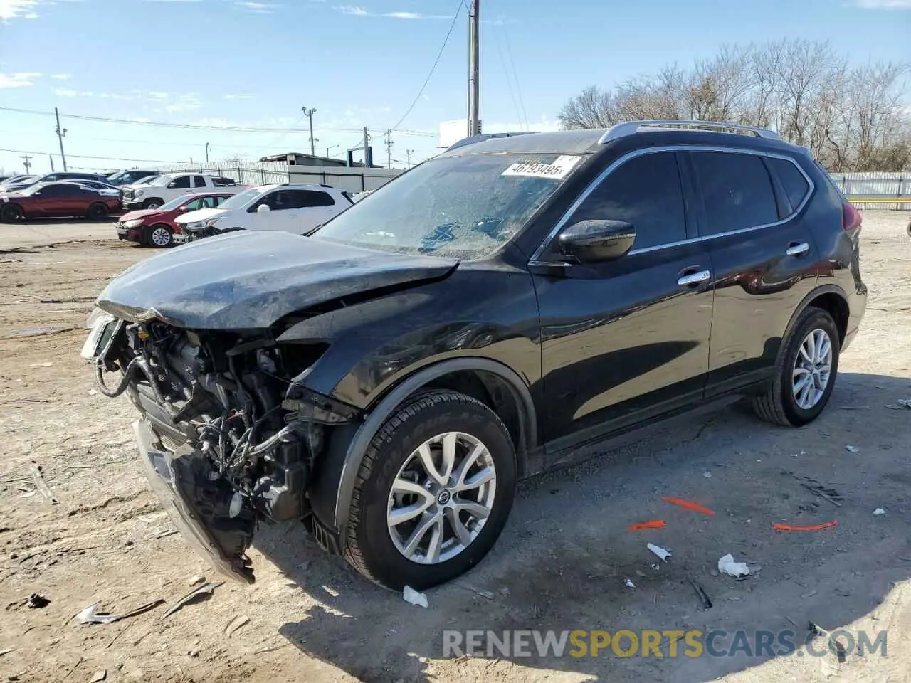 1 Photograph of a damaged car KNMAT2MV8LP513537 NISSAN ROGUE 2020
