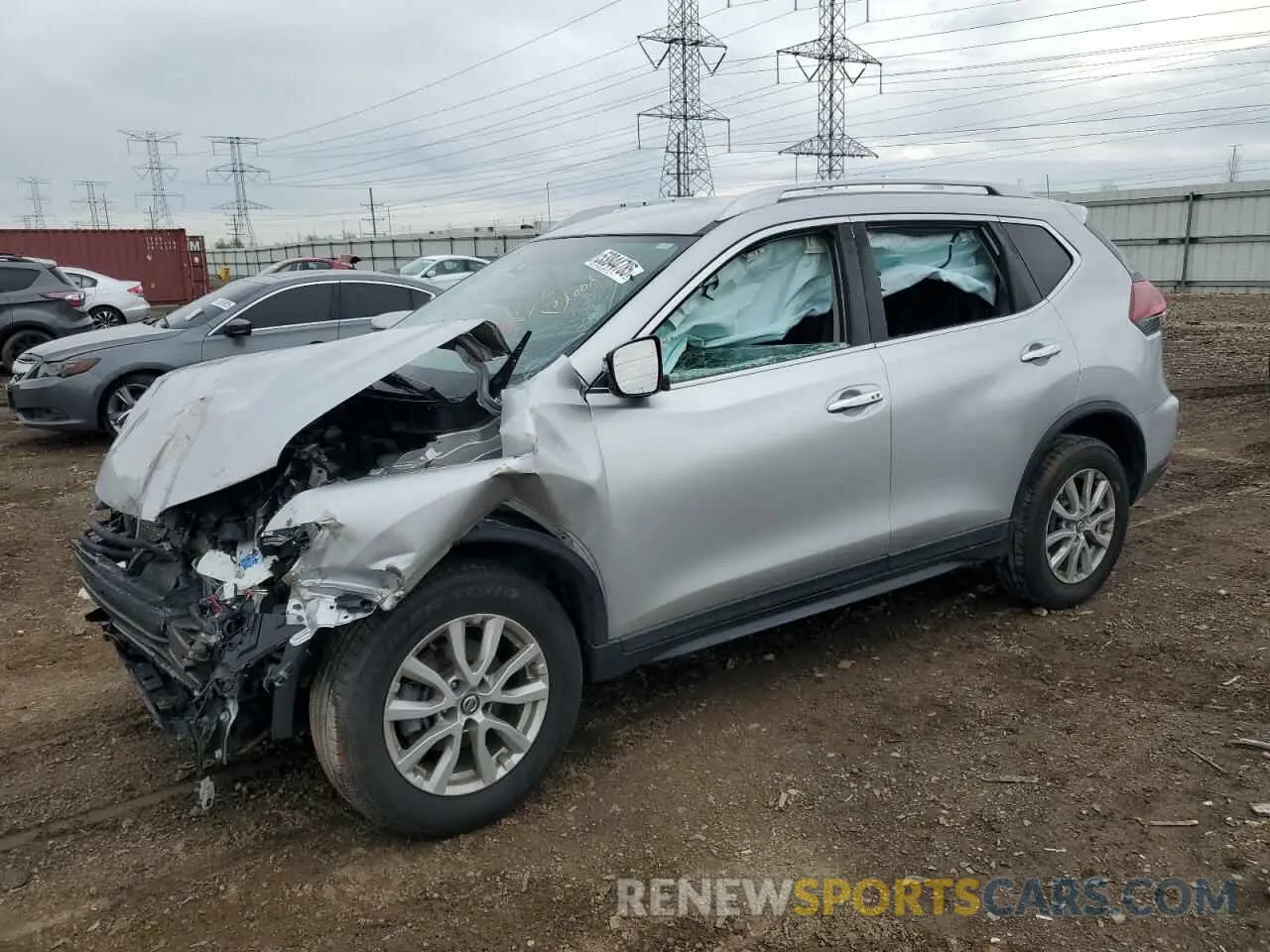 1 Photograph of a damaged car KNMAT2MV8LP541662 NISSAN ROGUE 2020