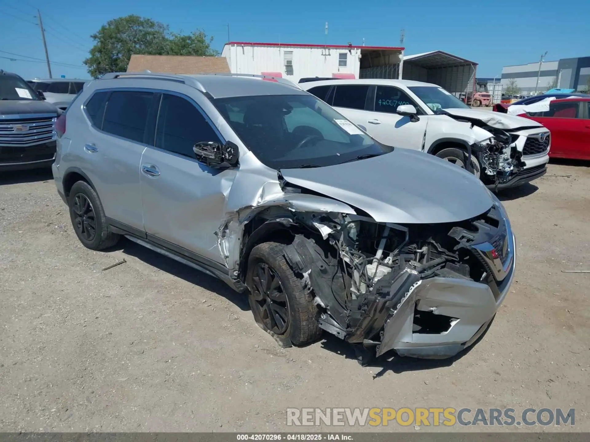 1 Photograph of a damaged car KNMAT2MV9LP510663 NISSAN ROGUE 2020