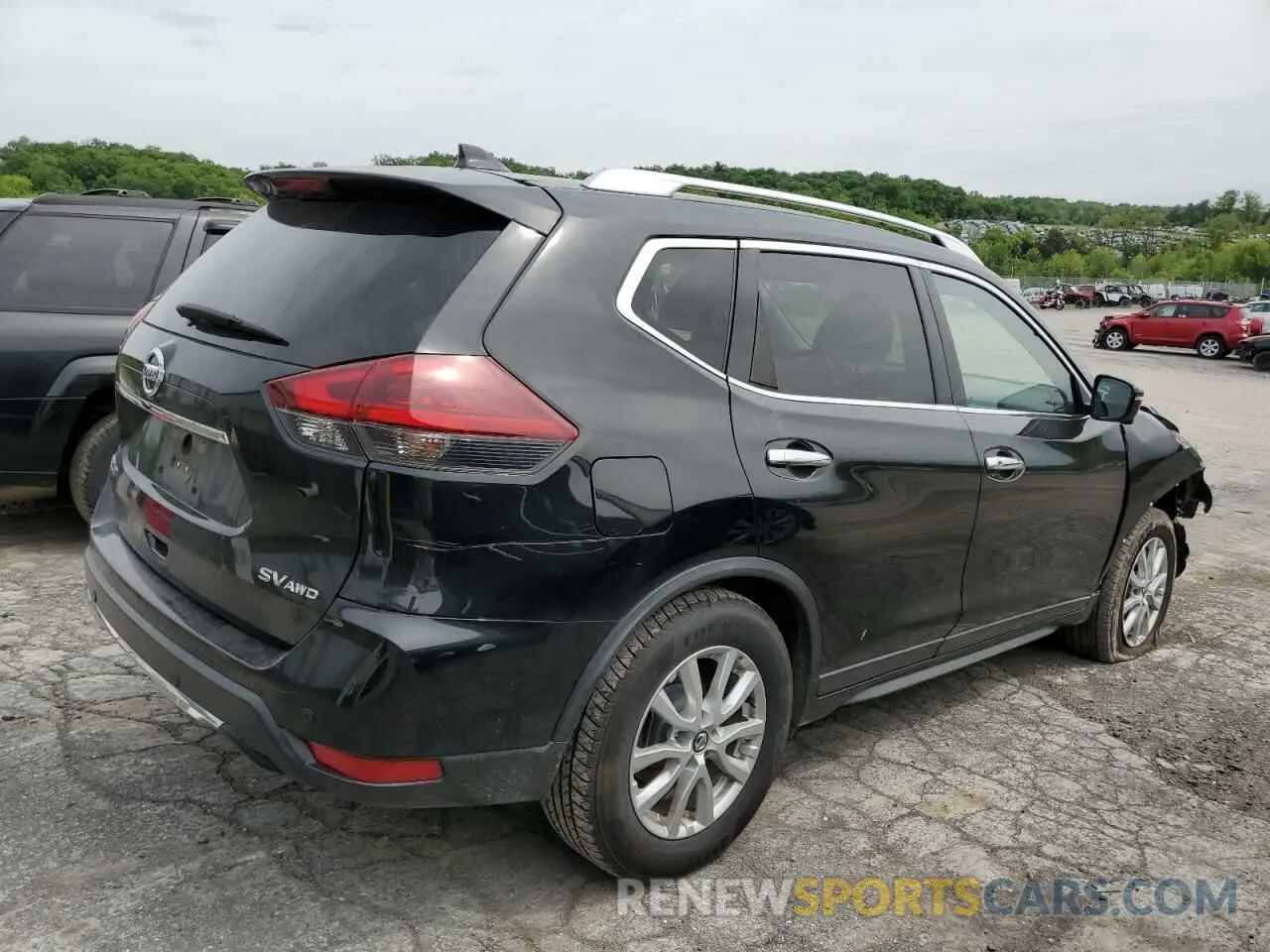 3 Photograph of a damaged car KNMAT2MVXLP512664 NISSAN ROGUE 2020