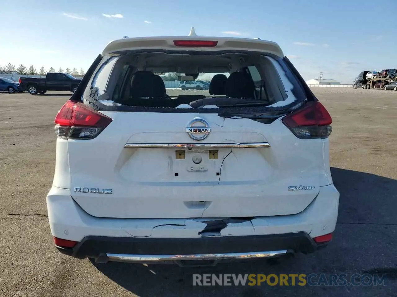 6 Photograph of a damaged car KNMAT2MVXLP528749 NISSAN ROGUE 2020