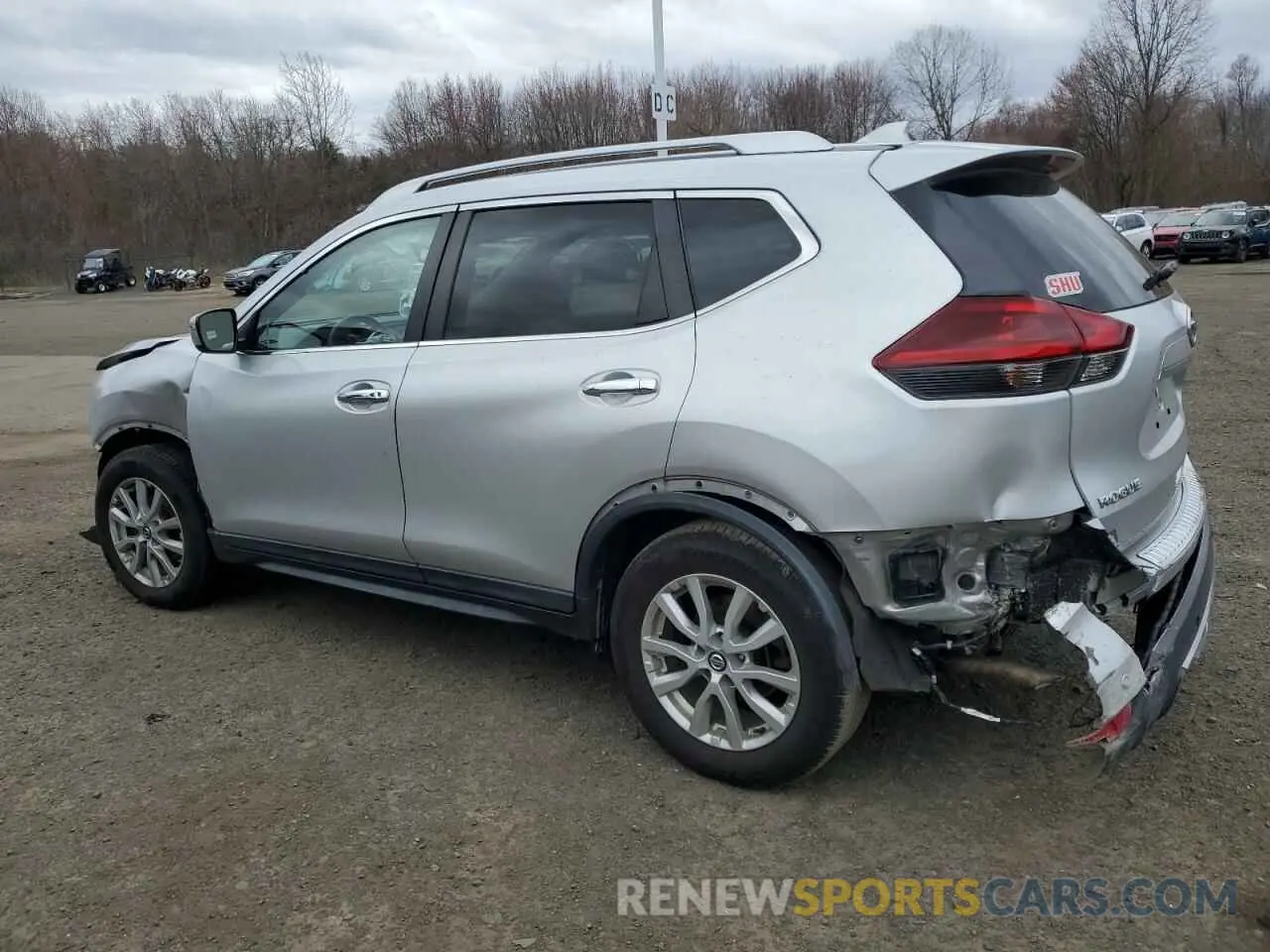2 Photograph of a damaged car KNMAT2MVXLP533028 NISSAN ROGUE 2020