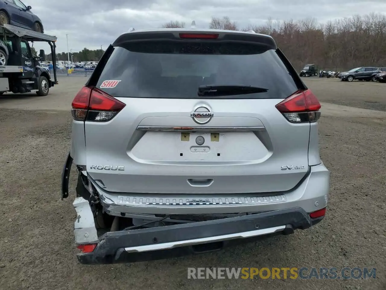 6 Photograph of a damaged car KNMAT2MVXLP533028 NISSAN ROGUE 2020