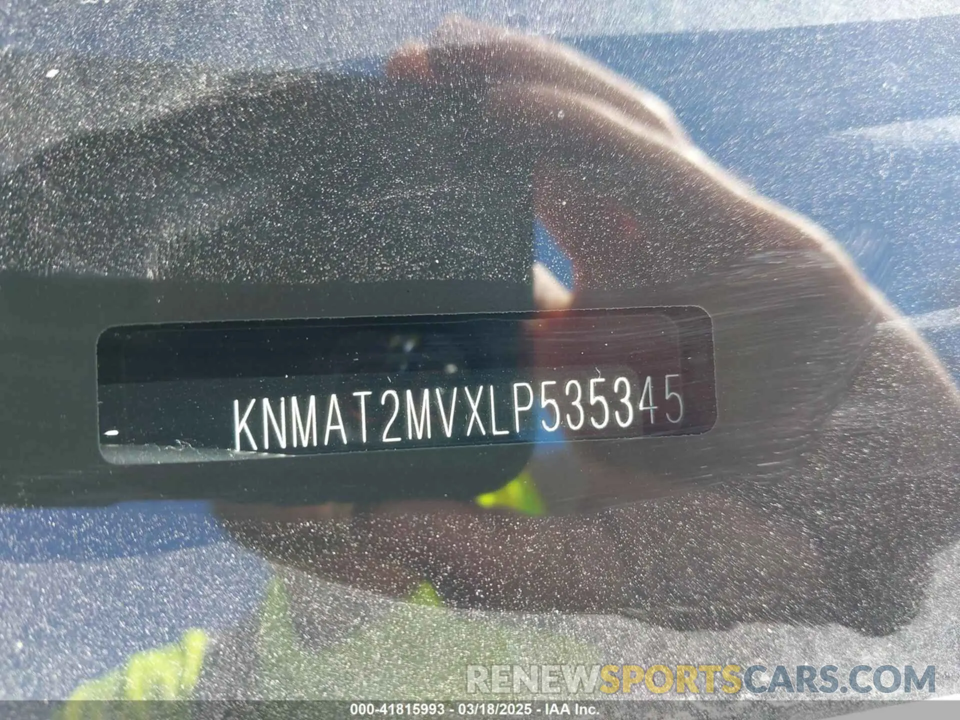 9 Photograph of a damaged car KNMAT2MVXLP535345 NISSAN ROGUE 2020