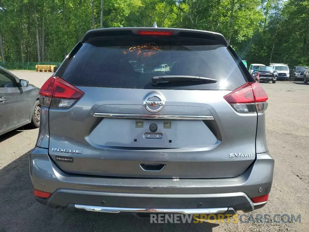 6 Photograph of a damaged car KNMAT2MVXLP536933 NISSAN ROGUE 2020