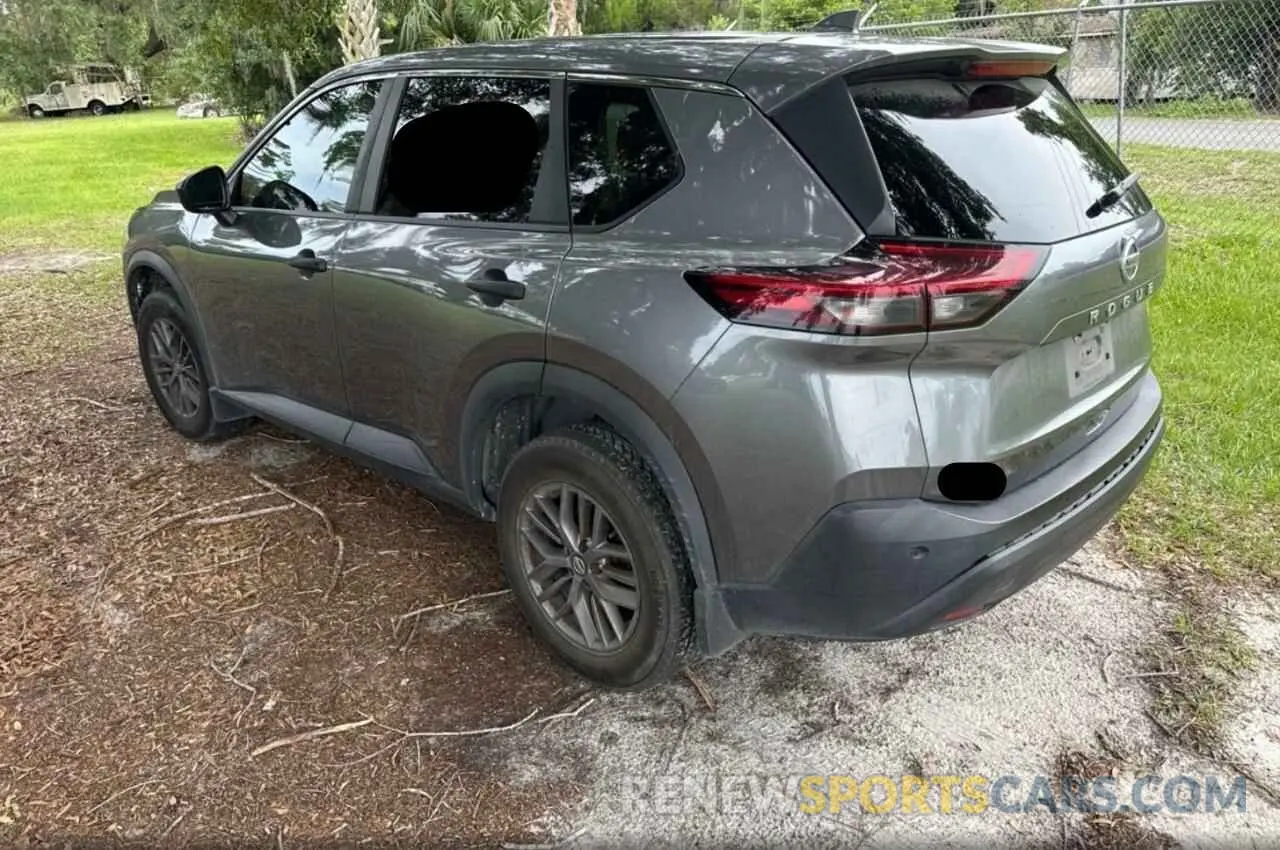 3 Photograph of a damaged car 5N1AT3AA0MC681510 NISSAN ROGUE 2021