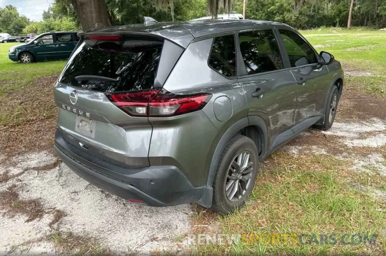 4 Photograph of a damaged car 5N1AT3AA0MC681510 NISSAN ROGUE 2021