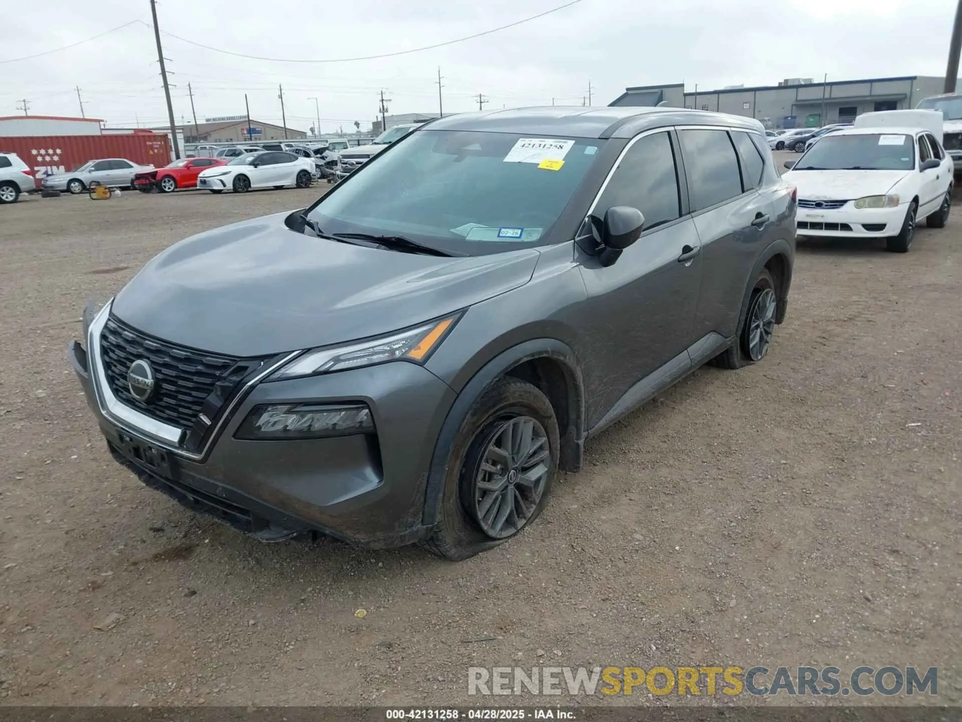 2 Photograph of a damaged car 5N1AT3AA0MC727255 NISSAN ROGUE 2021