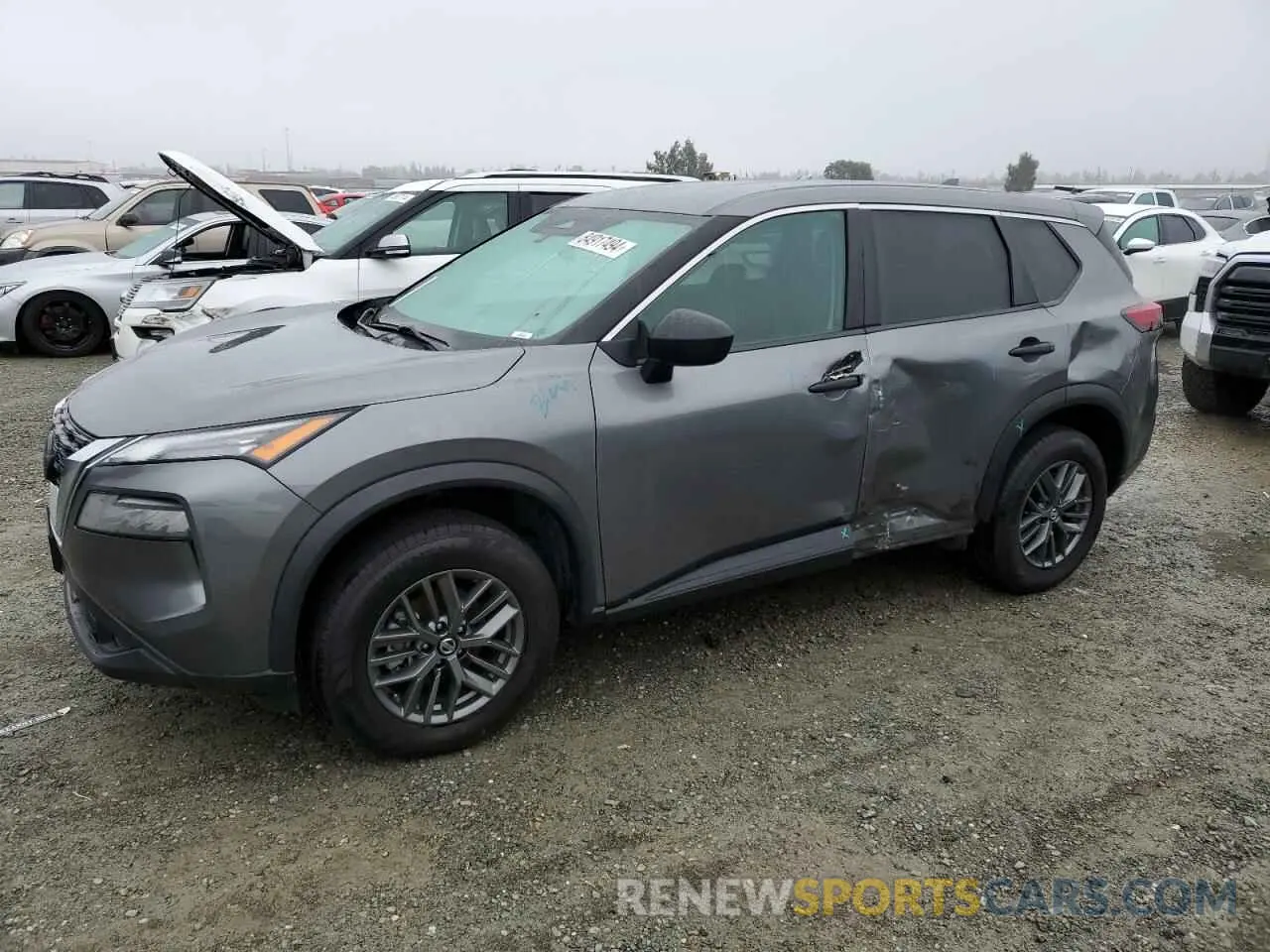 1 Photograph of a damaged car 5N1AT3AA0MC744640 NISSAN ROGUE 2021