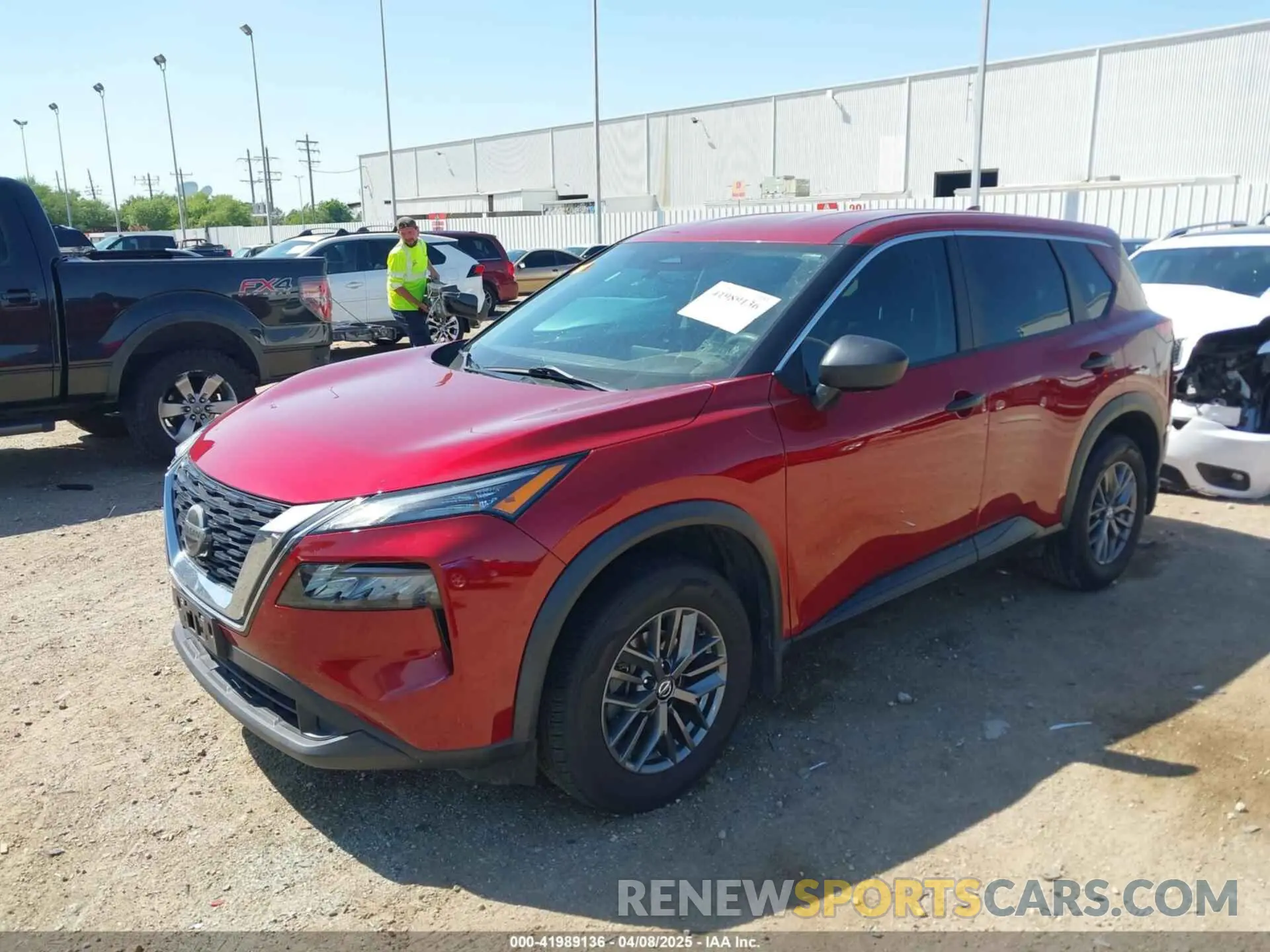 2 Photograph of a damaged car 5N1AT3AA0MC758666 NISSAN ROGUE 2021