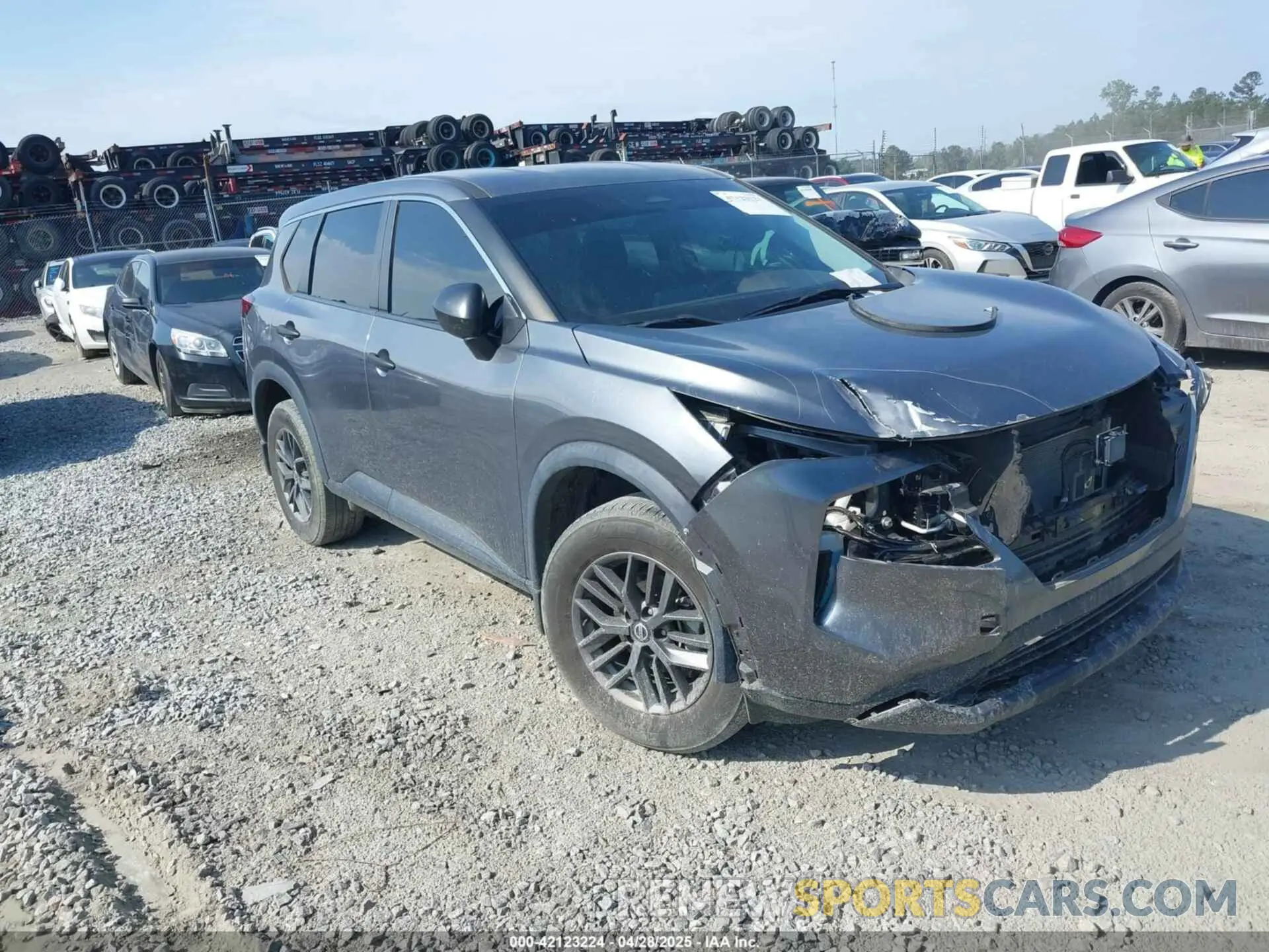 1 Photograph of a damaged car 5N1AT3AA0MC829557 NISSAN ROGUE 2021