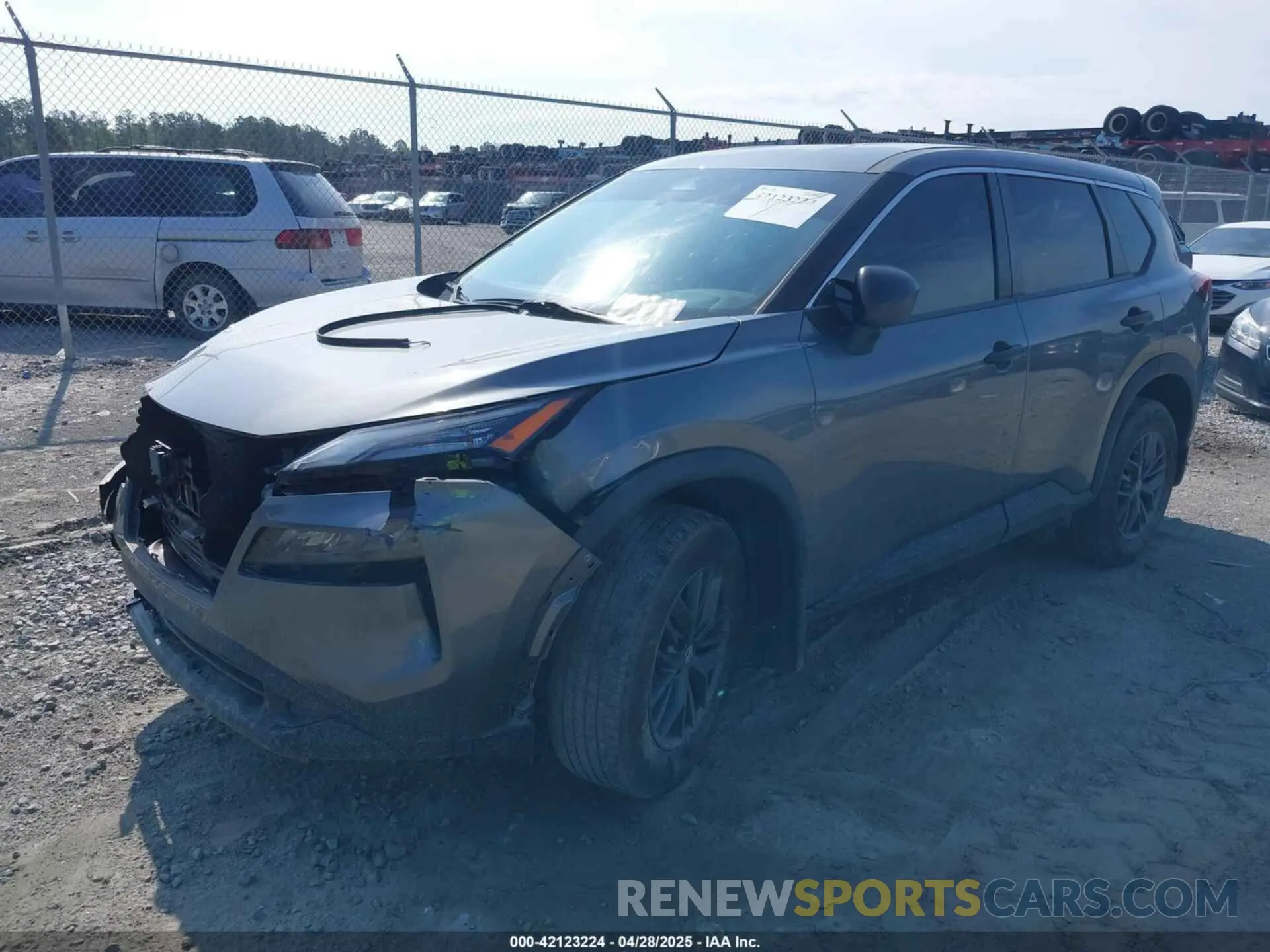 2 Photograph of a damaged car 5N1AT3AA0MC829557 NISSAN ROGUE 2021